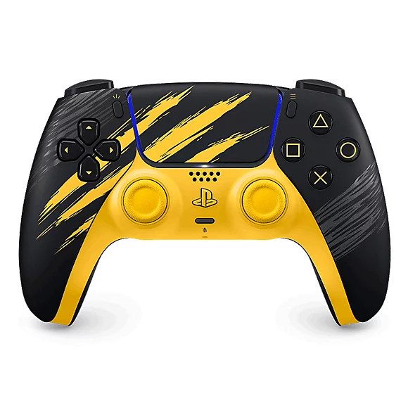 SONY PS5 DUALSENSE CONTROLLER MARVELS WOLVERINE BATTLE YELLOW LIMITED EDITION