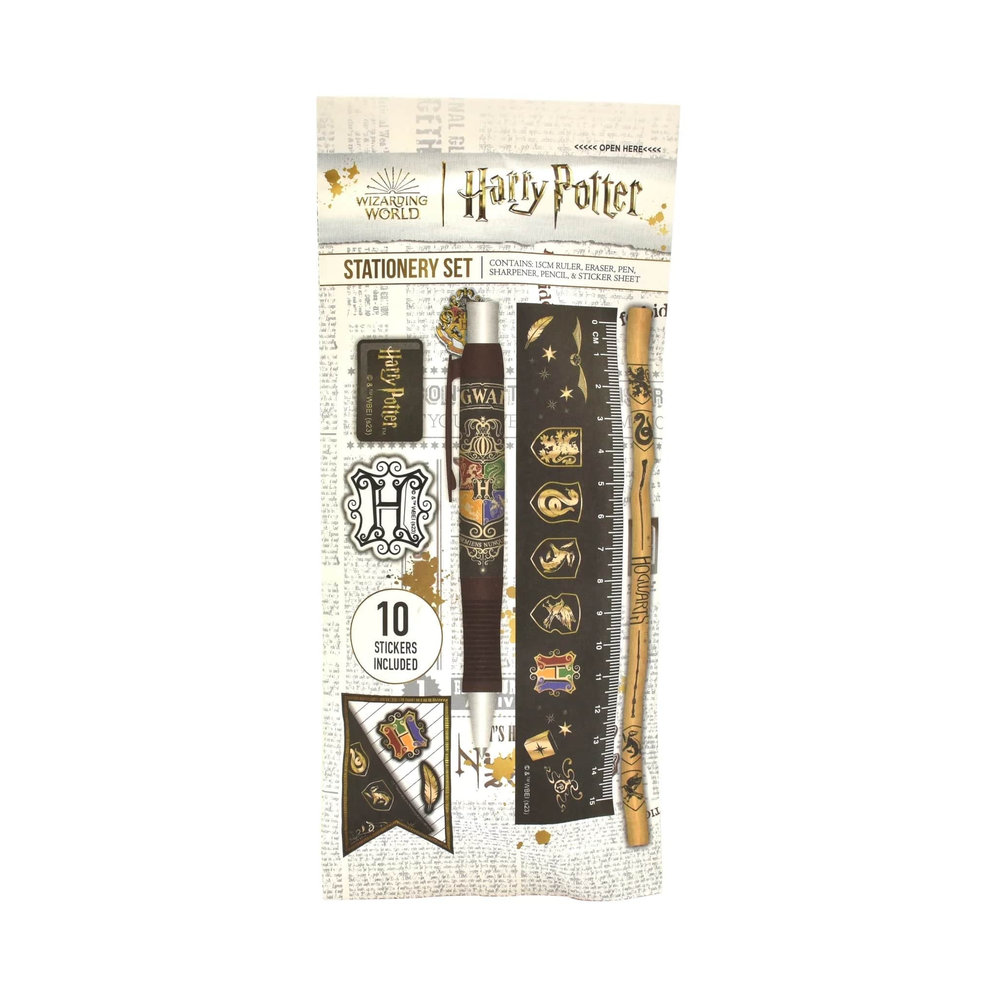 BLUE SKY HARRY POTTER STATIONERY PISARNIŠKI SET - COLOURFUL CREST 5056563712589