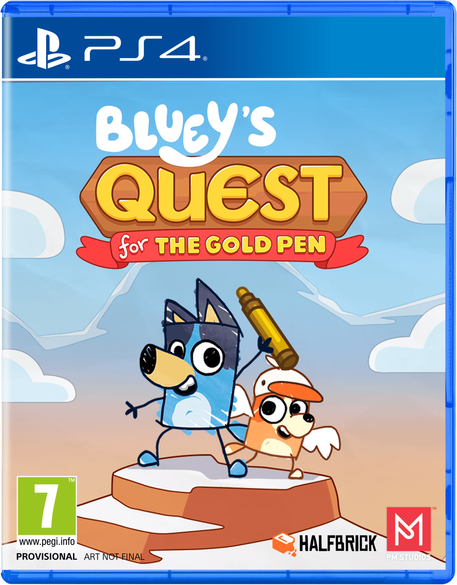 Bluey's Quest For The Gold Pen (Playstation 4) 5056635621986