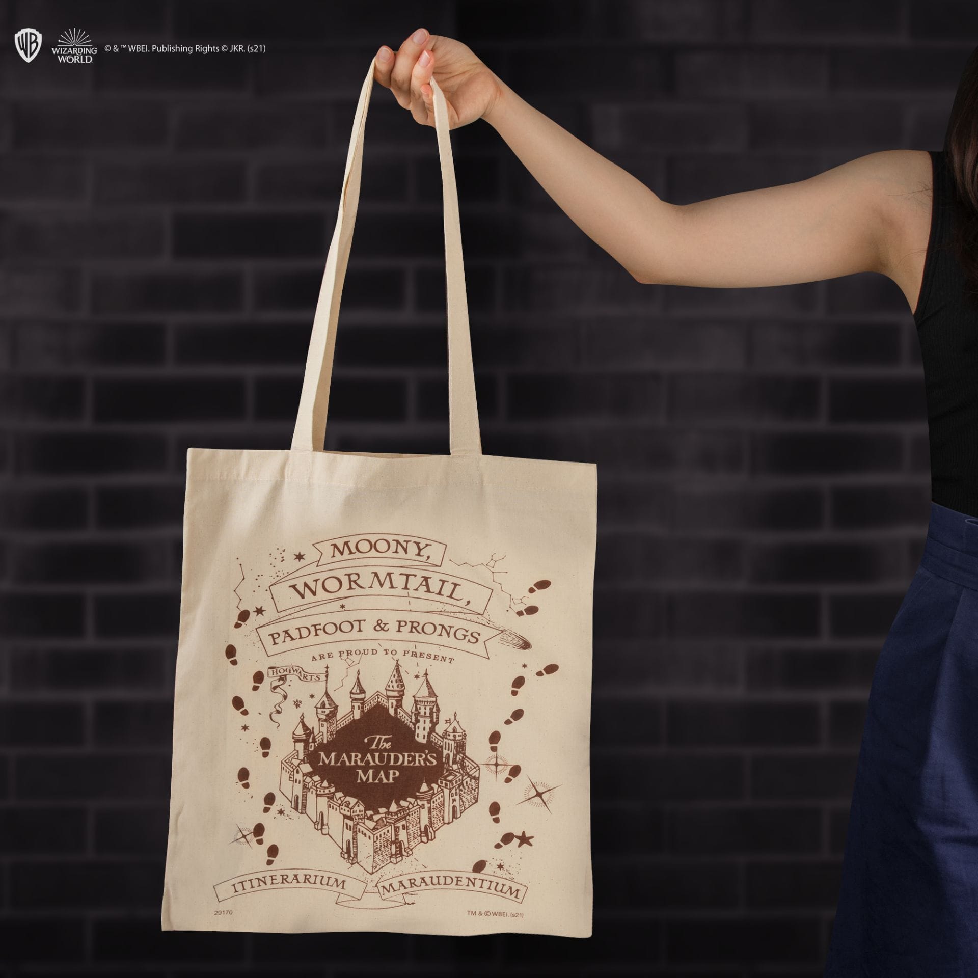 CINEREPLICAS: HARRY POTTER - TOTE BAG - MARAUDER MAP 4895205604490