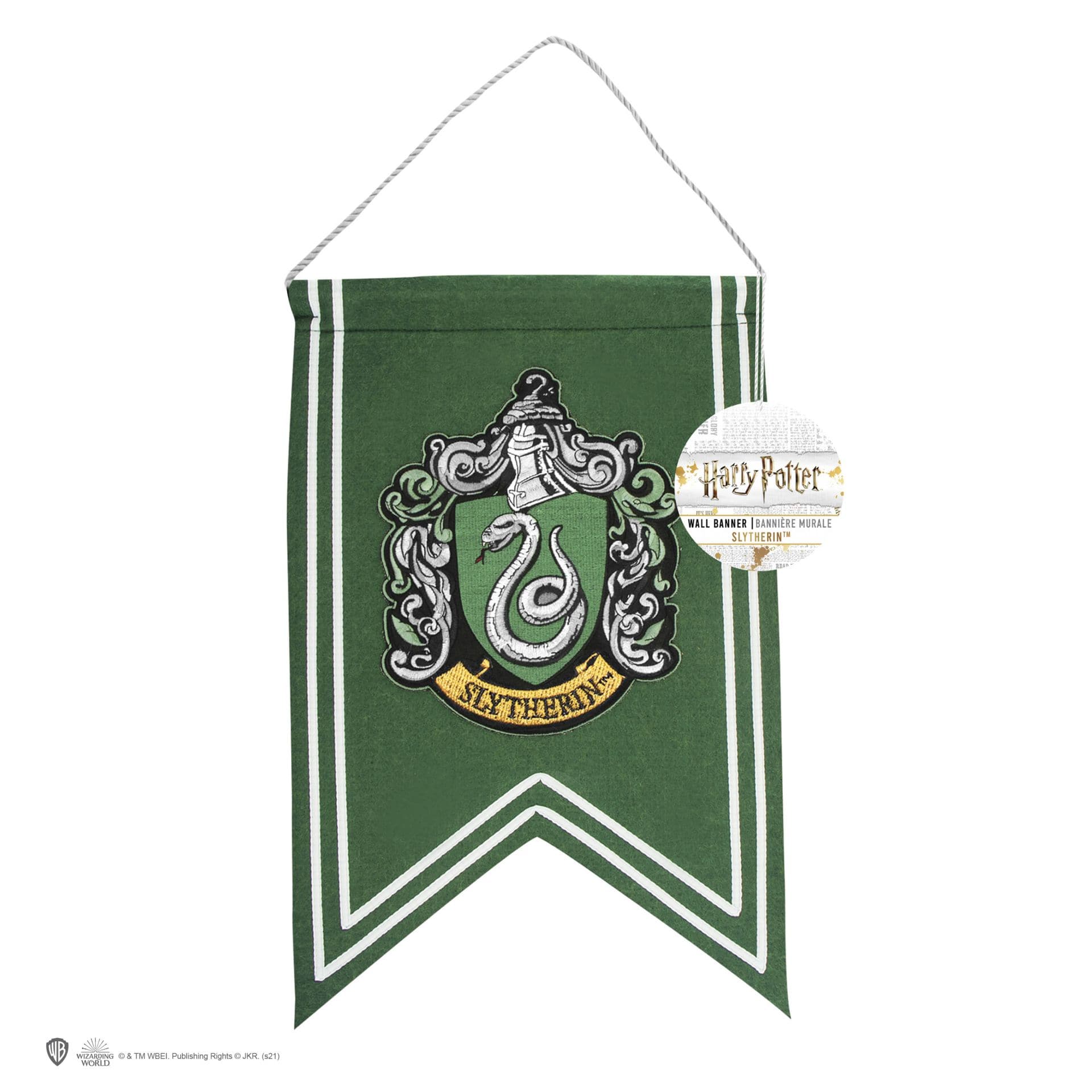 CINEREPLICAS: HARRY POTTER - WALL BANNER - SLYTHERIN 4895205603912