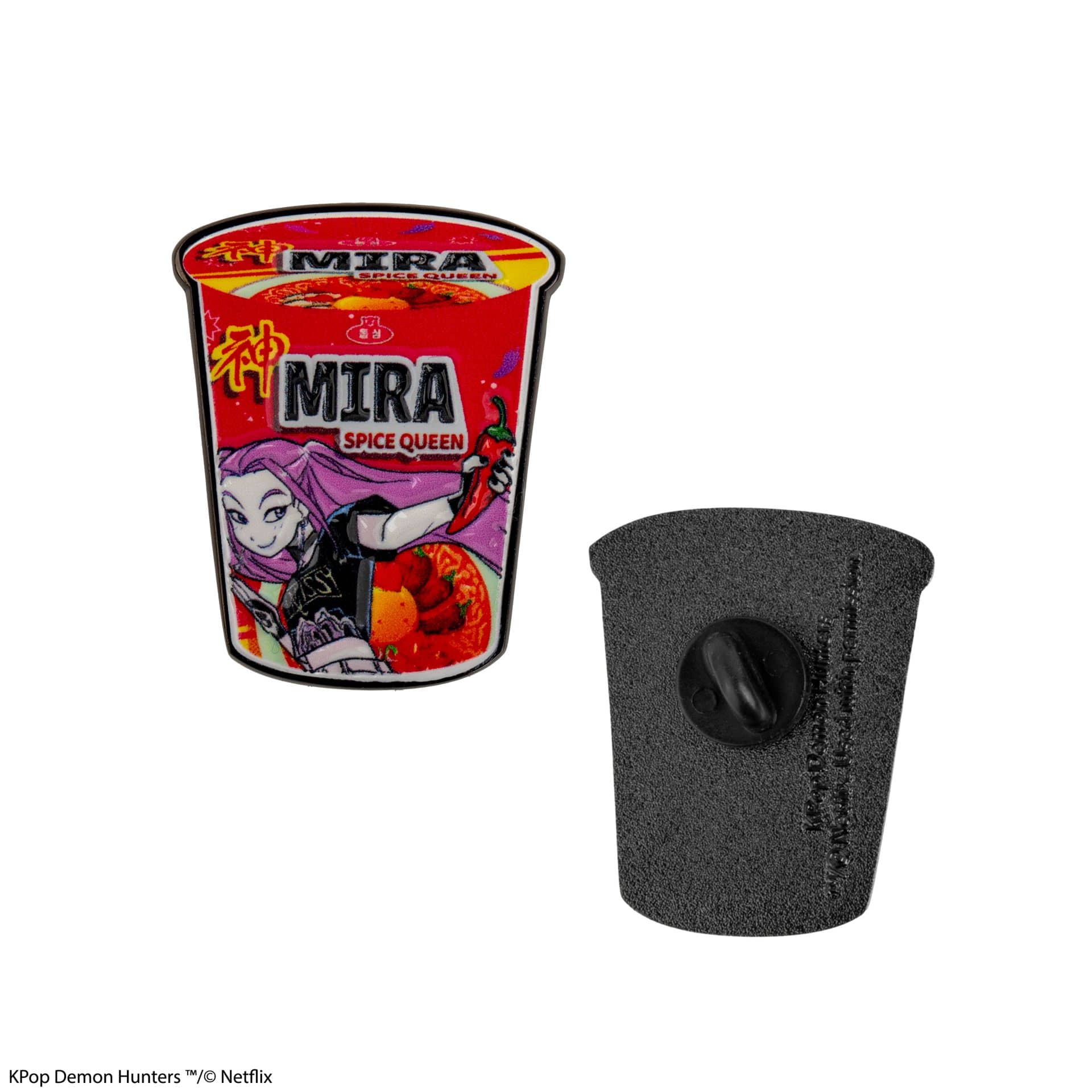 CINEREPLICAS: KPOP DEMON HUNTERS - PIN - MIRA SPICE QUEEN NOODLES priponka 4895205625389
