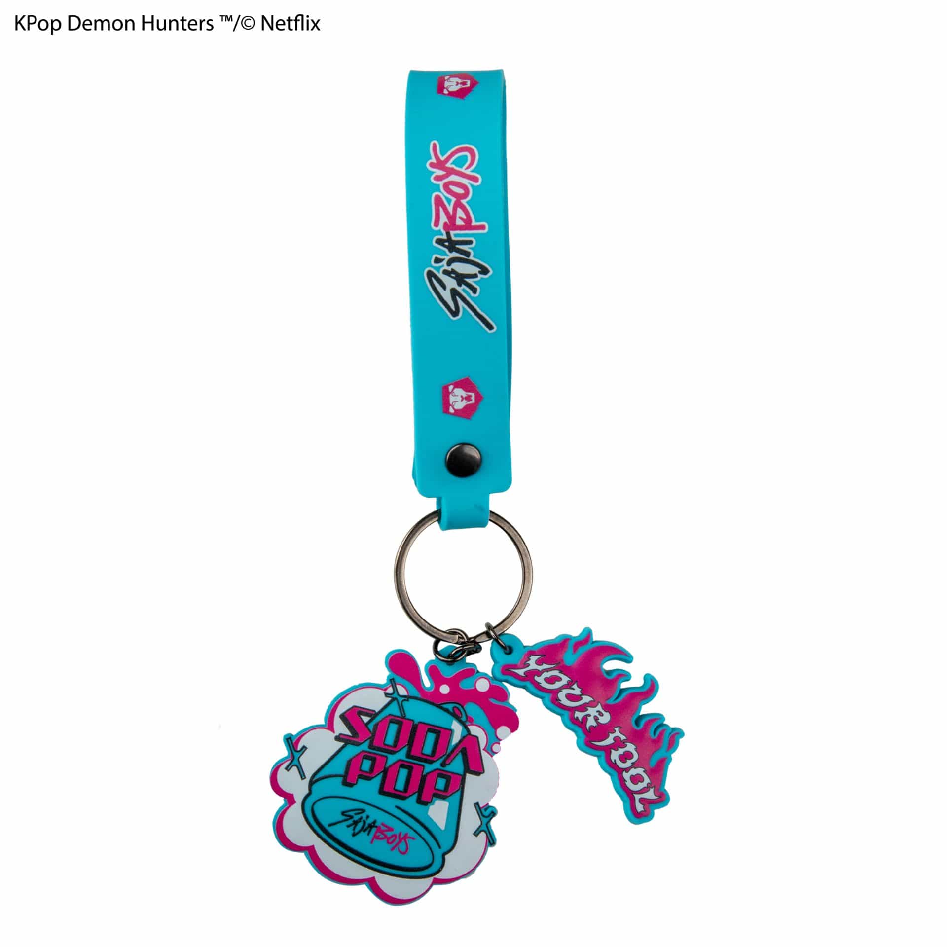 CINEREPLICAS: KPOP DEMON HUNTERS - WRISTLET KEYCHAIN - SODA POP obesek 4895205625341