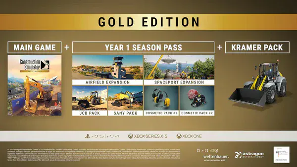 Construction Simulator - Gold Edition (Playstation 5) 4041417870820