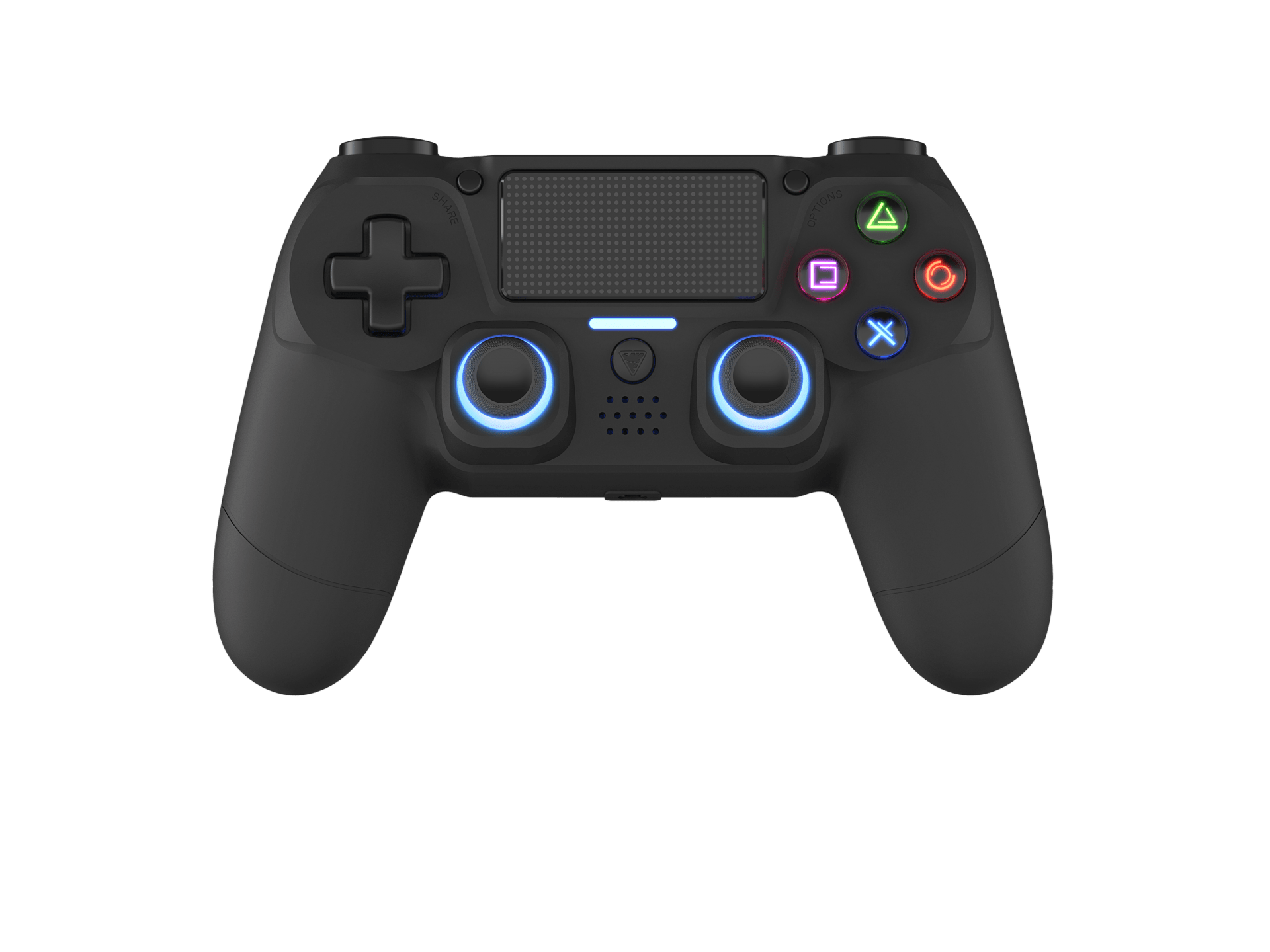 DRAGONSHOCK MIZAR BREZŽIČNI KONTROLER V2 ZA PS4, PC, MOBILE- ČRNE BARVE 5425025595235