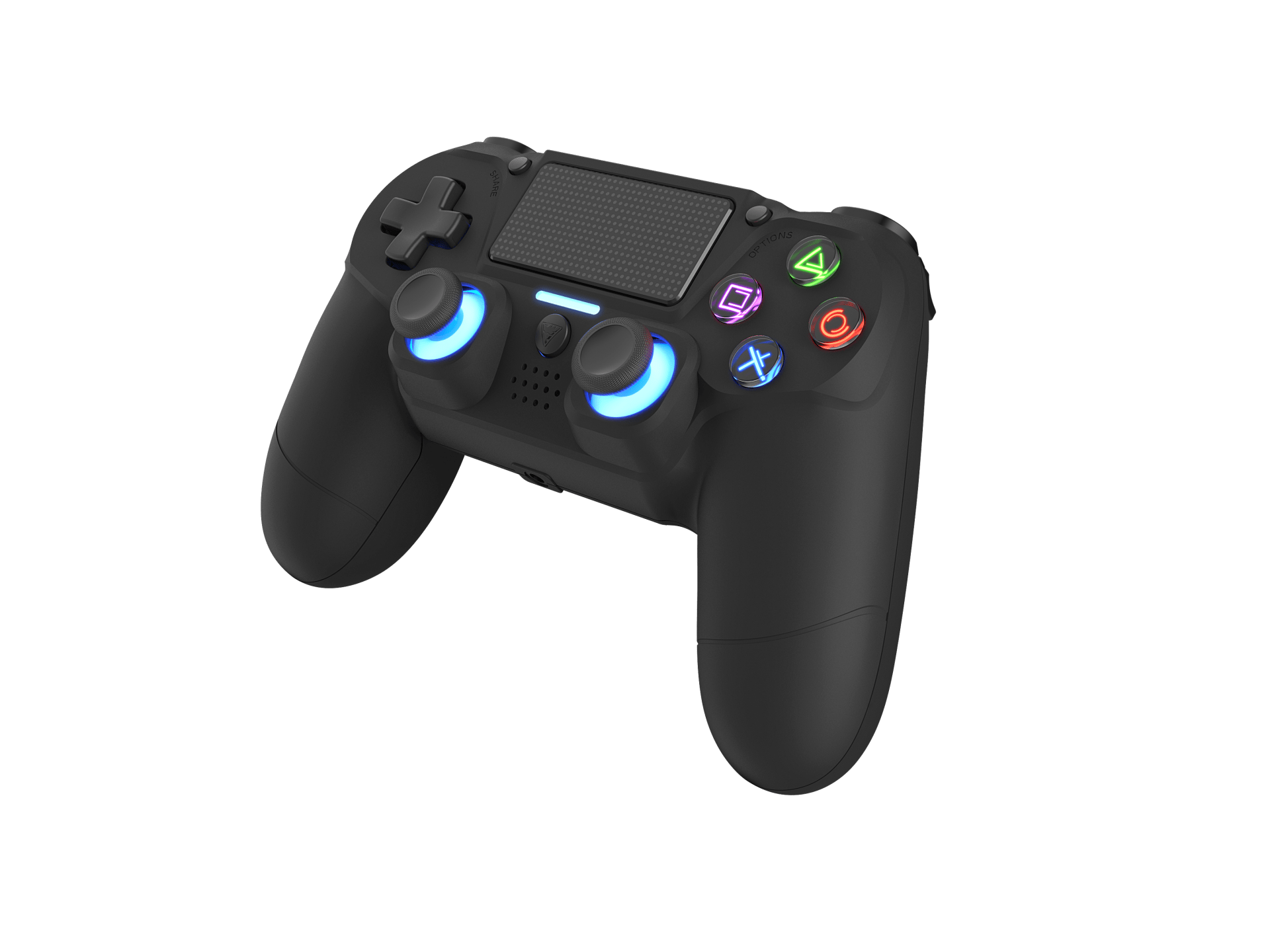 DRAGONSHOCK MIZAR BREZŽIČNI KONTROLER V2 ZA PS4, PC, MOBILE- ČRNE BARVE 5425025595235