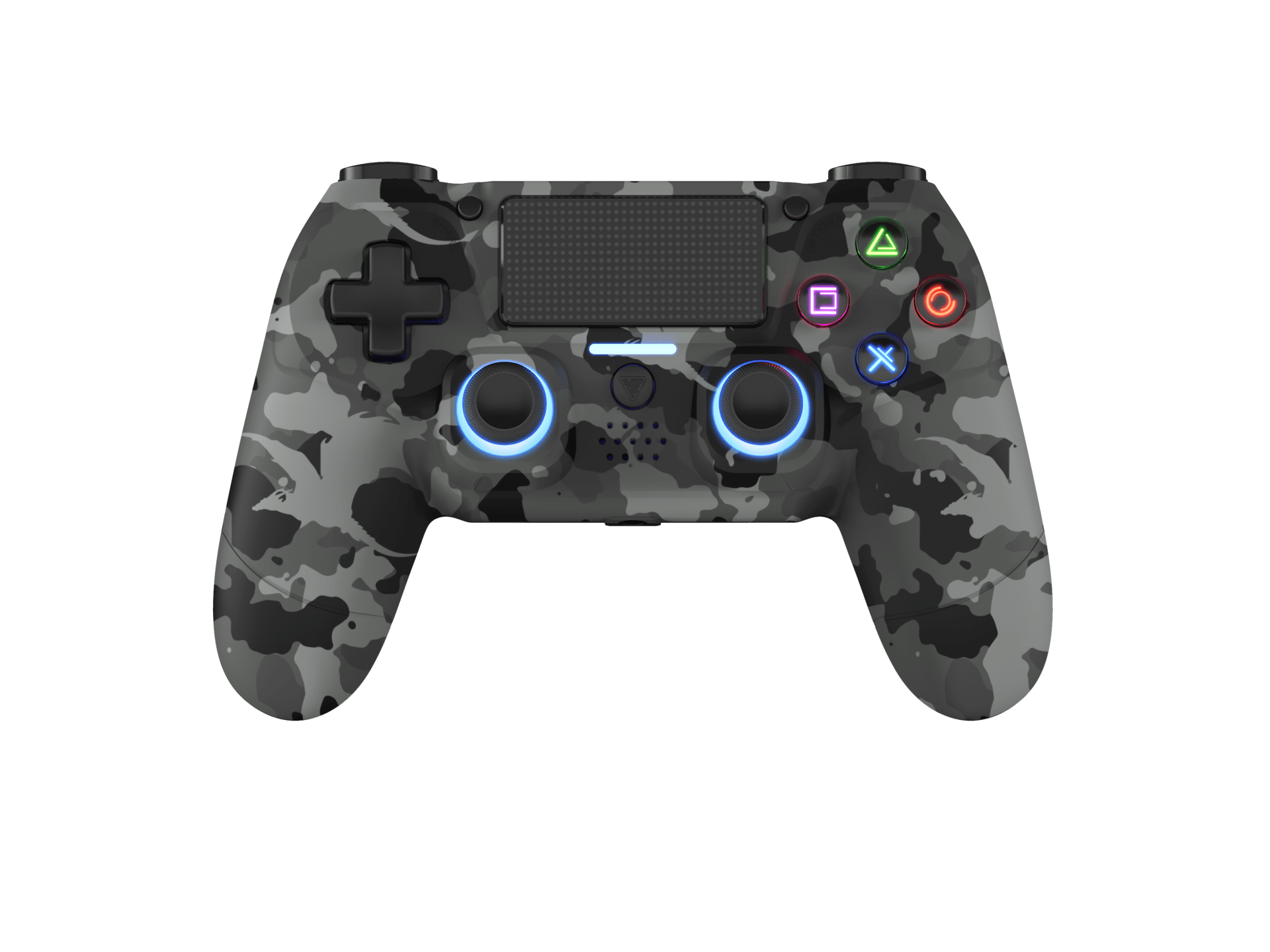 DRAGONSHOCK MIZAR BREZŽIČNI KONTROLER V2 ZA PS4, PC, MOBILE- SIVE CAMO BARVE 5425025595242