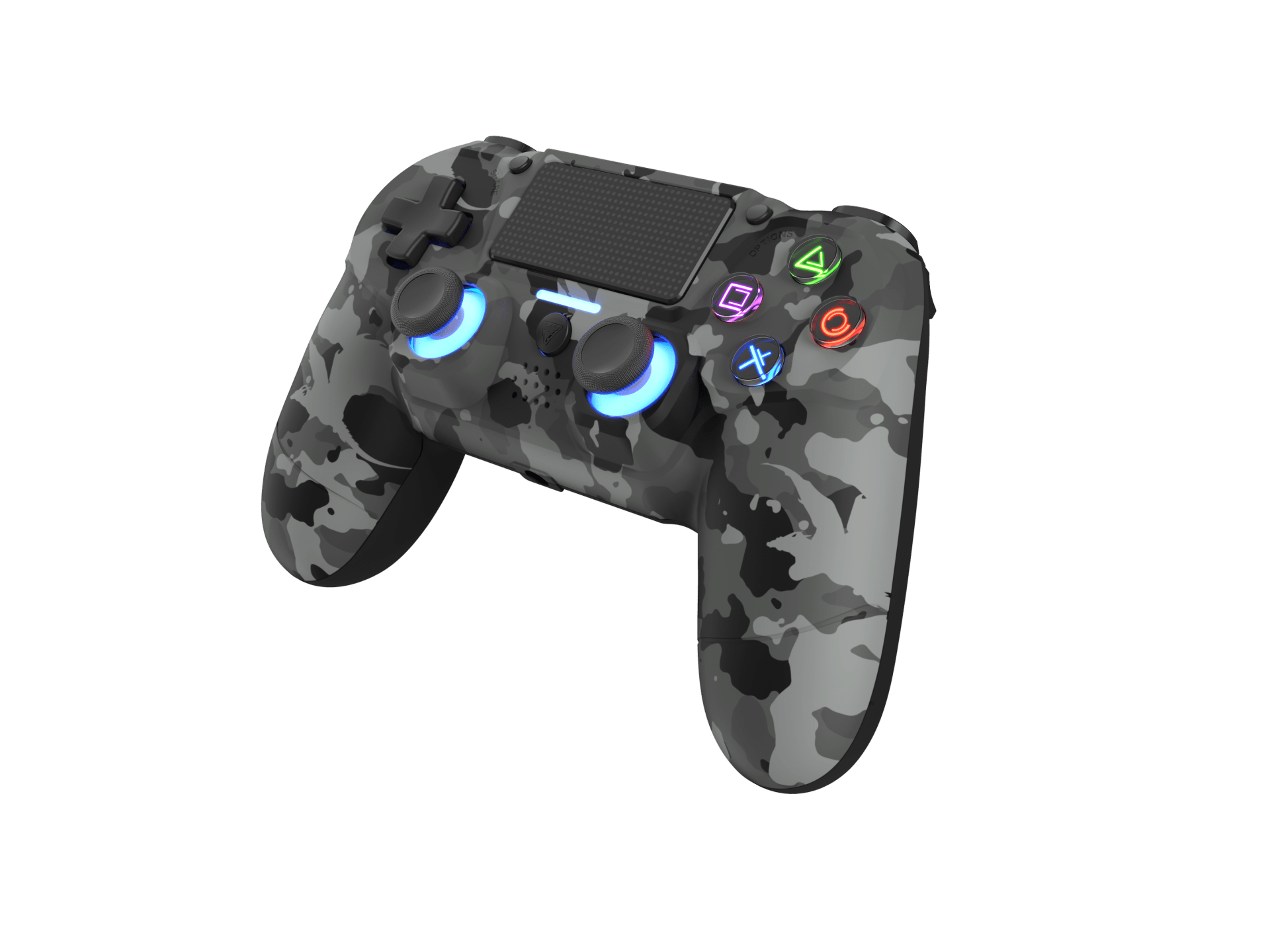 DRAGONSHOCK MIZAR BREZŽIČNI KONTROLER V2 ZA PS4, PC, MOBILE- SIVE CAMO BARVE 5425025595242