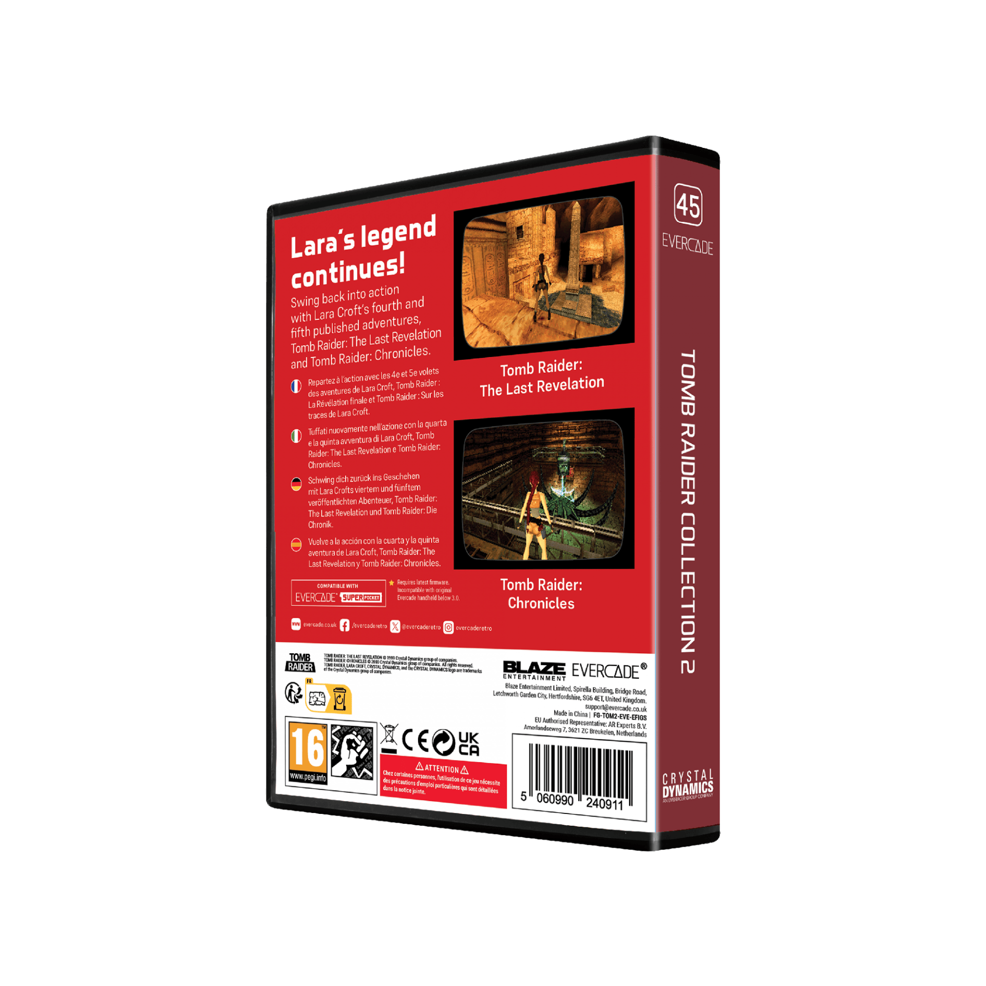 Evercade Tomb Raider Collection 2 (Evercade) 5060990240911