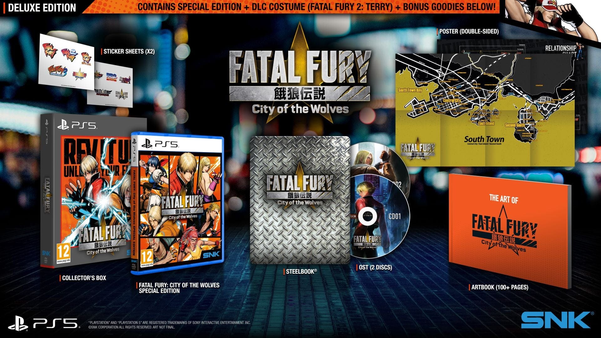 Fatal Fury: City Of The Wolves - Deluxe Edition (Playstation 5) 4964808152957