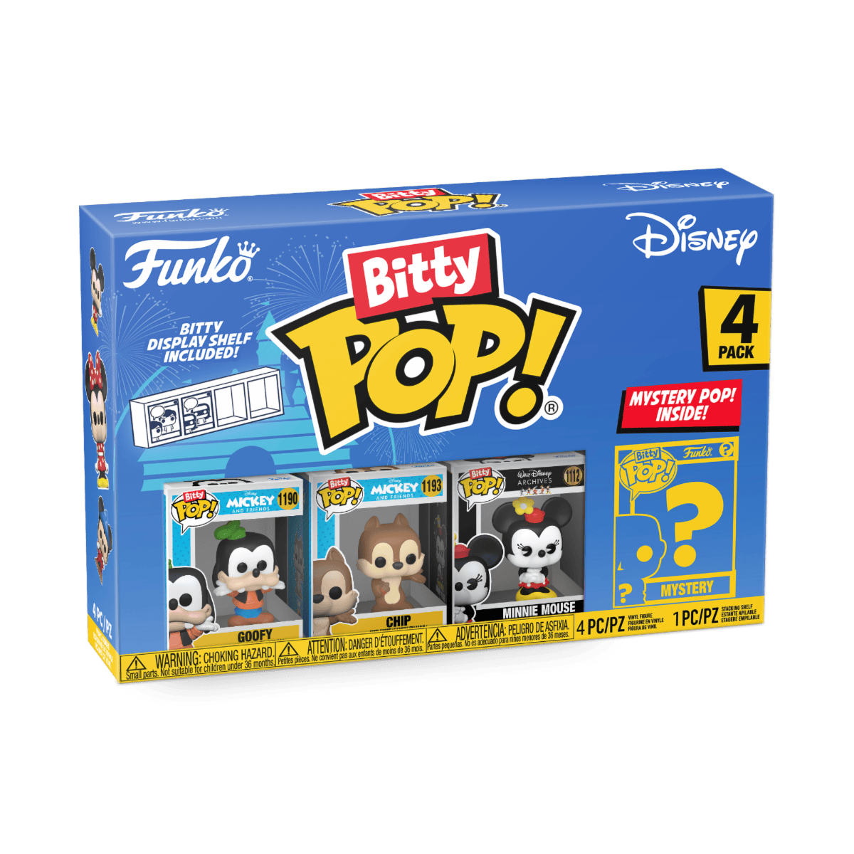 FUNKO BITTY POP: DISNEY - GOOFY 4PK 889698713221