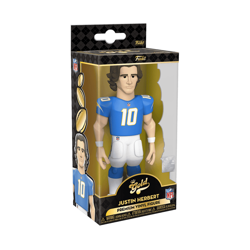 FUNKO GOLD 5" NFL: CHARGERS - JUSTIN HERBERT 889698649001