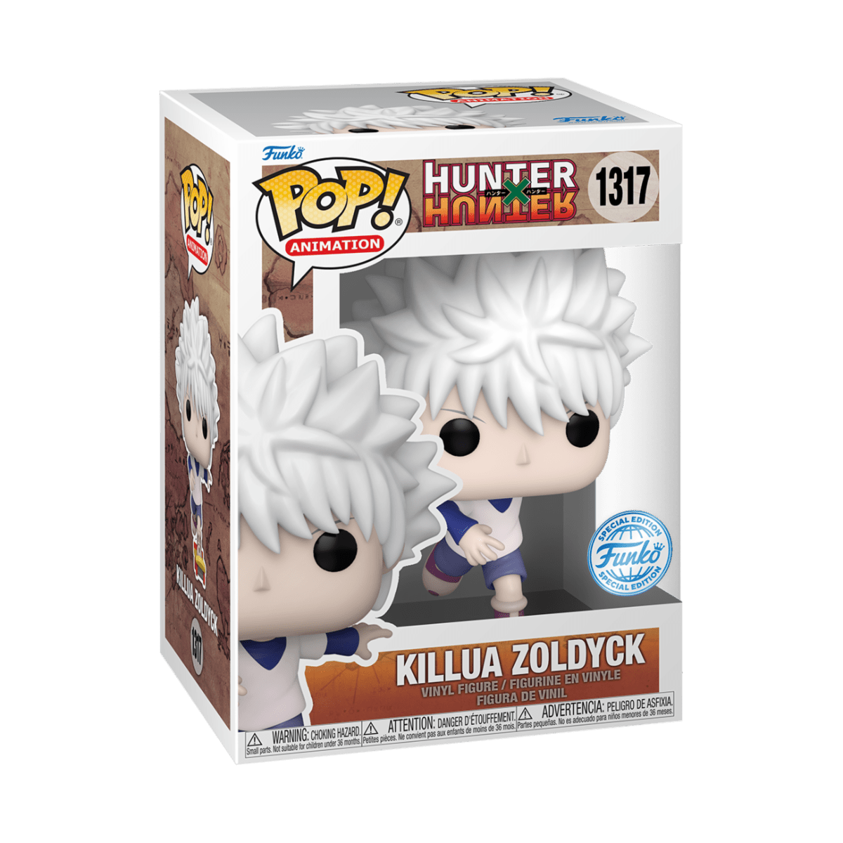 FUNKO POP ANIMATION: HUNTER X HUNTER - KILLUA W/SKATEBOARD (SP) 889698720250