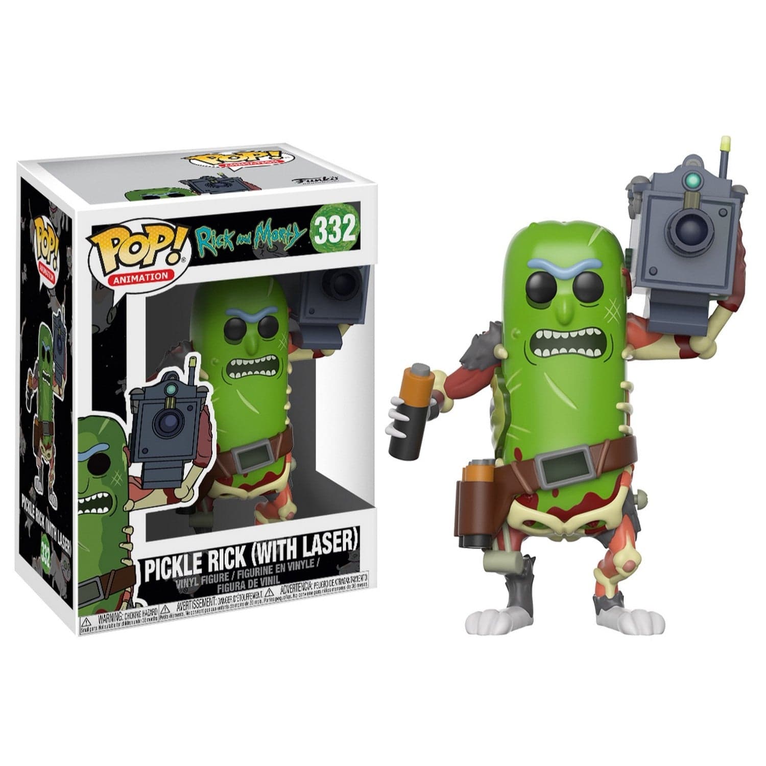 FUNKO POP ANIMATION: RICK & MORTY - PICKLE RICK W/ LASER 889698278621