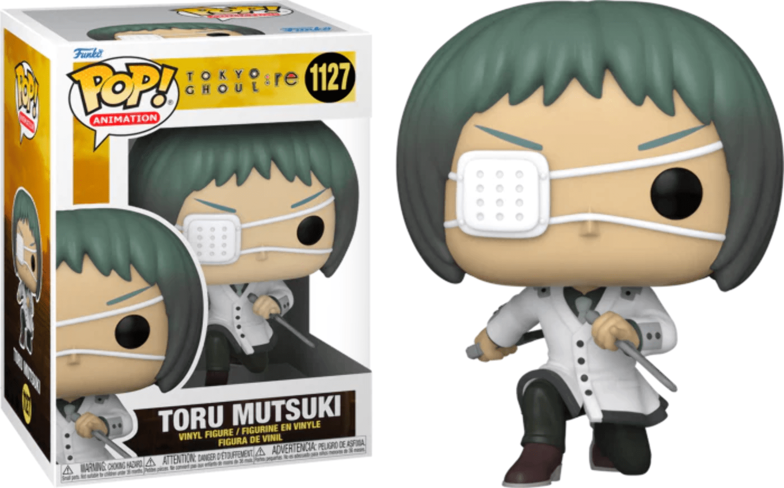 FUNKO POP ANIMATION: TOKYO GHOUL:RE- TORU MUTSUKI - POŠKODOVANA EMBALAŽA 3200000004535