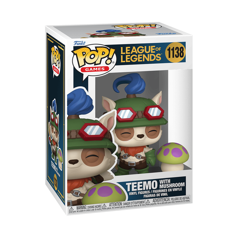 FUNKO POP & BUDDY: LEAGUE OF LEGENDS - TEEMO WITH SHROOM 889698861137