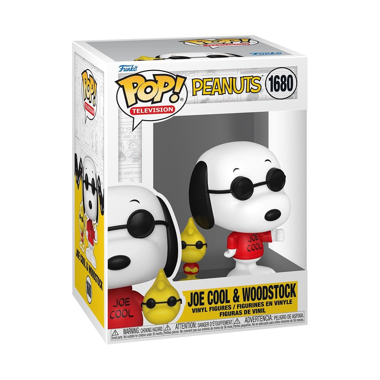 FUNKO POP & BUDDY: PEANUTS S7 - JOE COOL W/WDSTK 889698835091