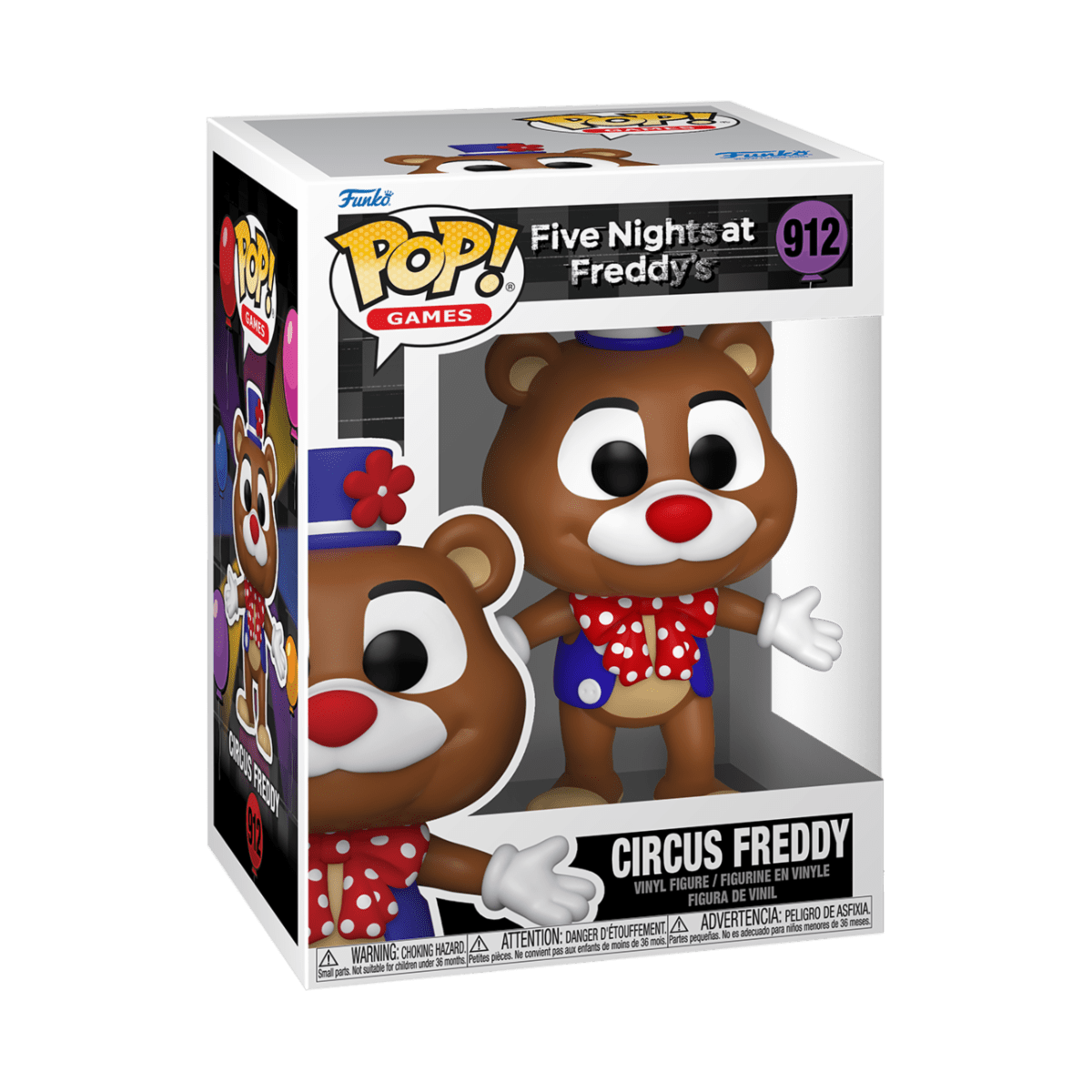 FUNKO POP GAMES: FIVE NIGHTS AT FREDDYS - CIRCUS FREDDY 889698676304
