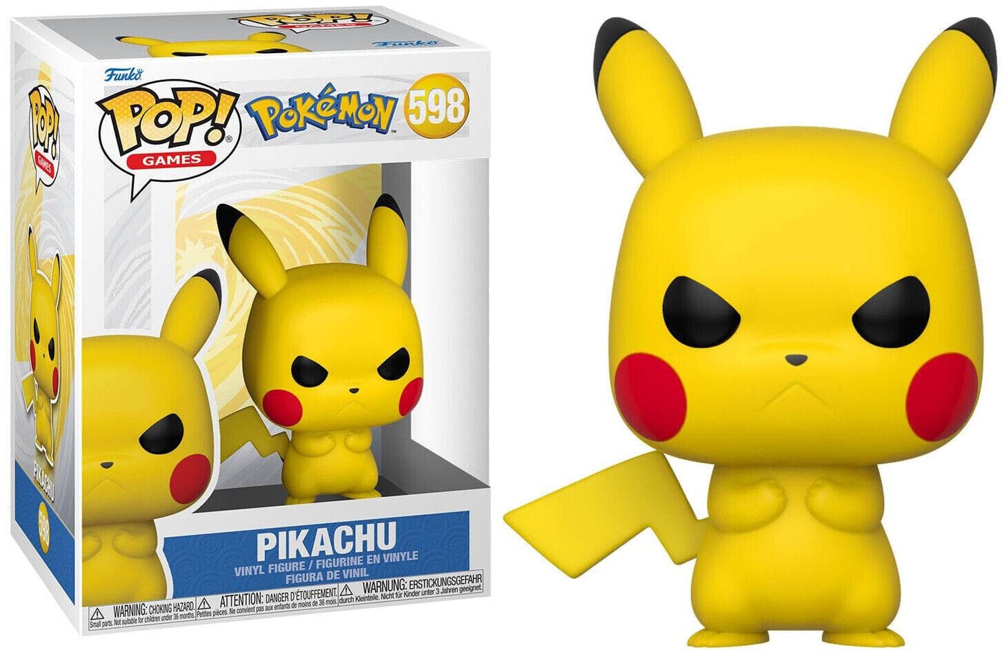 FUNKO POP GAMES: POKEMON - GRUMPY PIKACHU (EMEA) 889698650434
