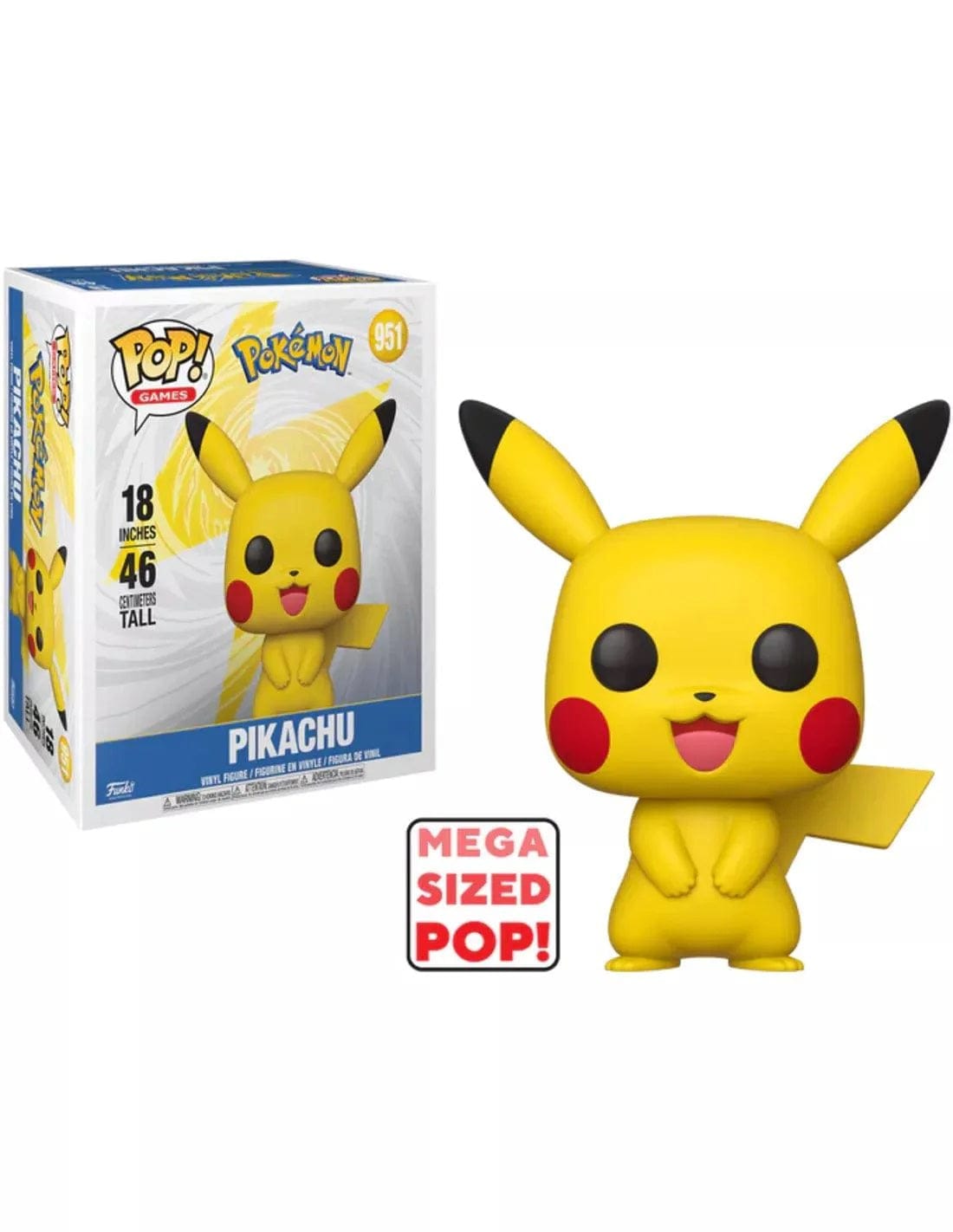 FUNKO POP MEGA Pokemon – Pikachu 18 - POŠKODOVANA EMBALAŽA 3200000004894