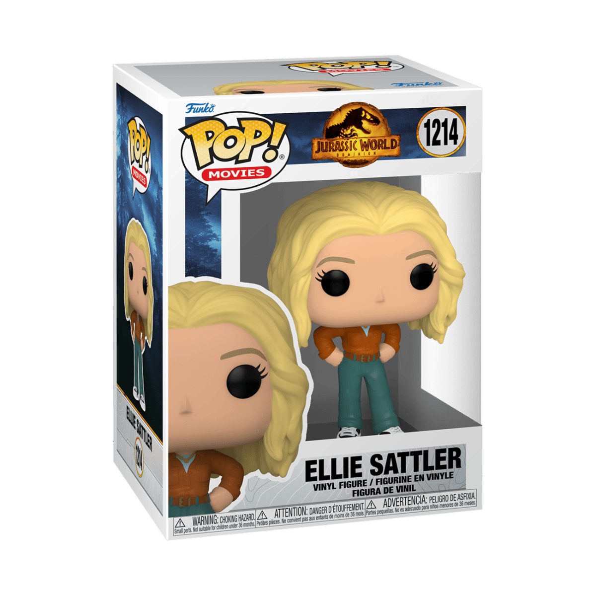 FUNKO POP MOVIES: JURASSIC WORLD 3 - ELLIE SATTLER 889698622257