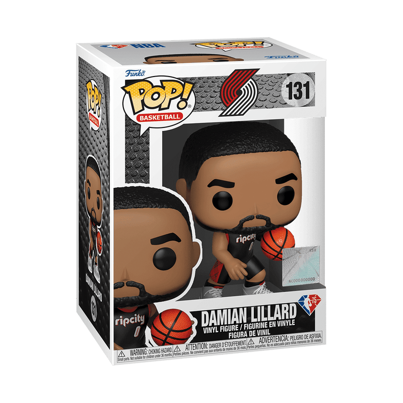 FUNKO POP NBA: BLAZERS - DAMIAN LILLARD (WHITE JERSEY) 889698576338