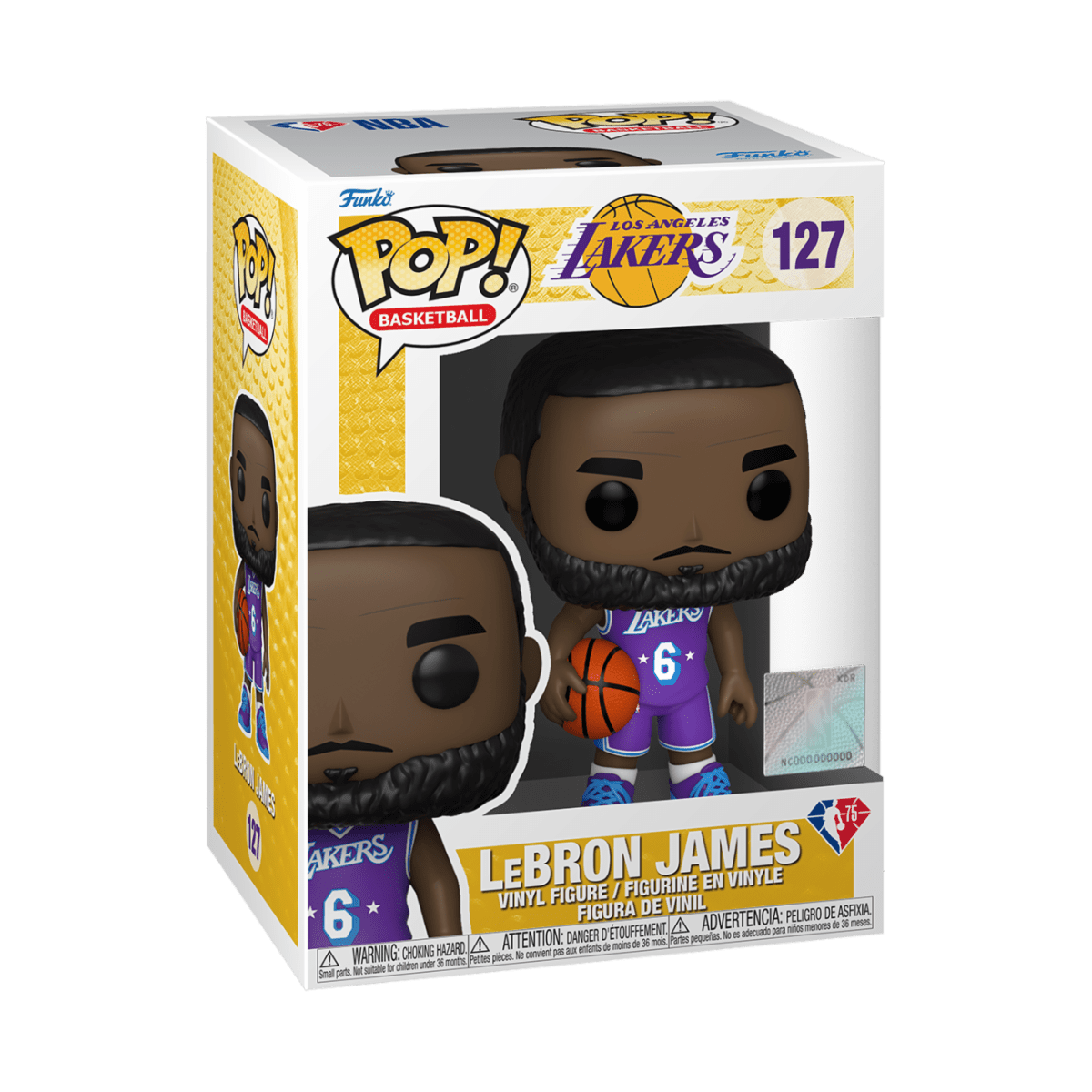 FUNKO POP NBA: LA LAKERS - LEBRON JAMES (CITY EDITION) 889698576284