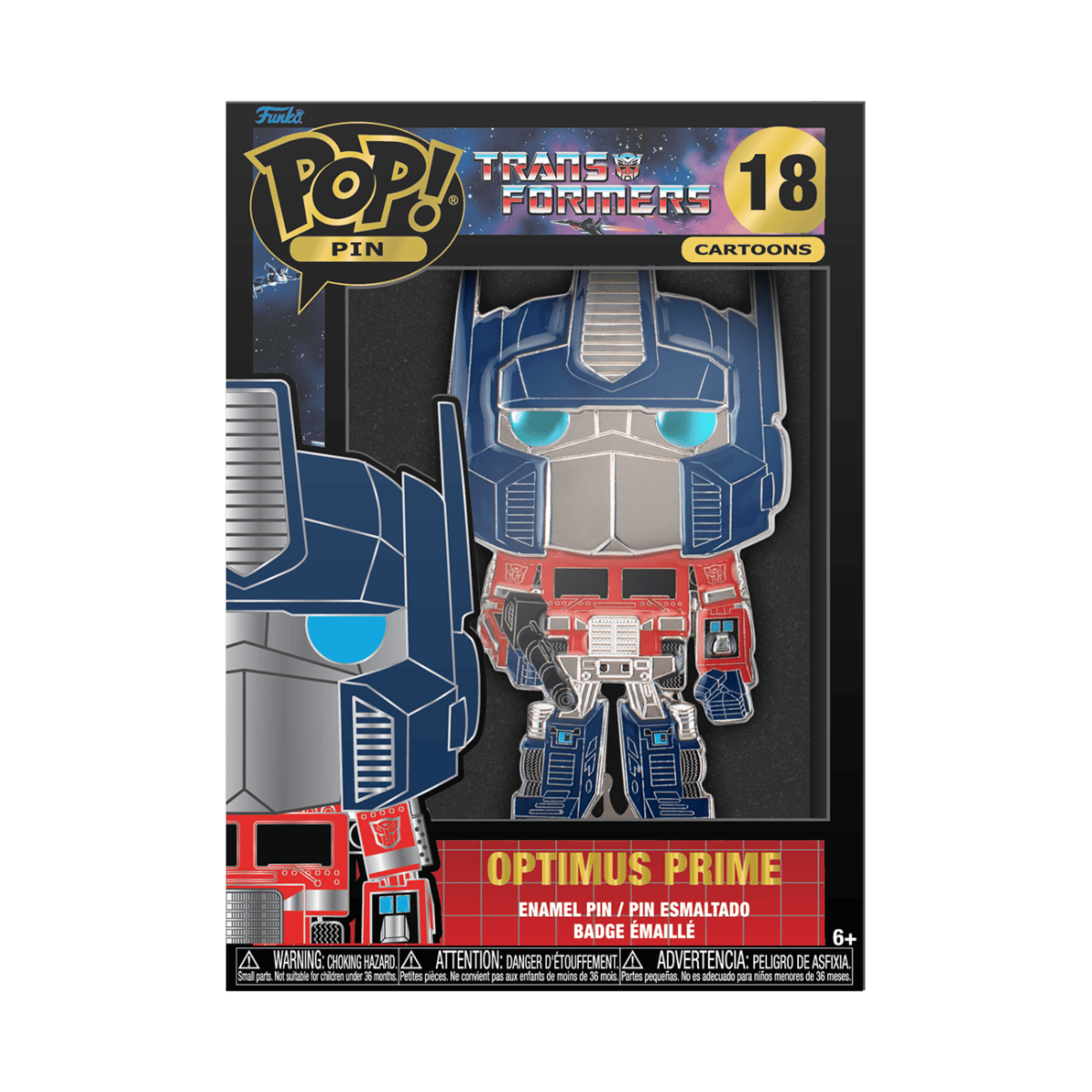 FUNKO POP PIN: TRANSFORMERS - OPTIMUS PRIME GROUP 671803409538