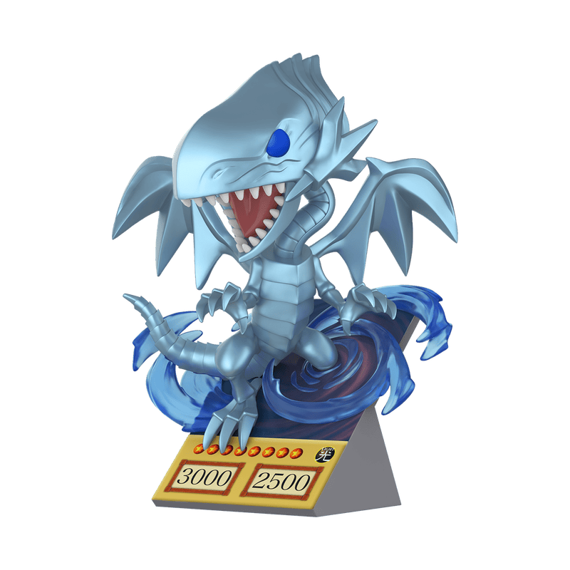 FUNKO POP PREMIUM: YU-GI-OH! - BLUE-EYES WHITE DRAGON (CARD) 889698866088