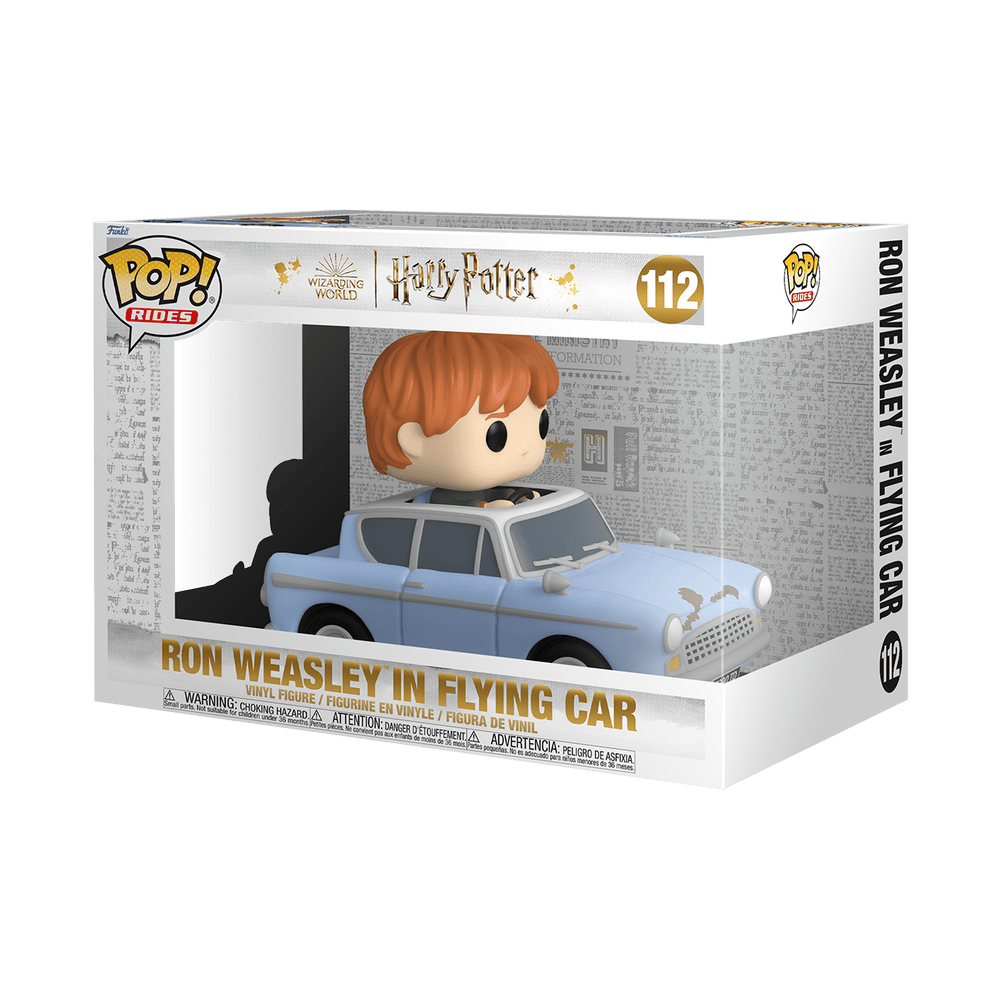 FUNKO POP RIDE SUP DLX: HARRY POTTER COS 20TH- RON WEASLY IN FLYING CAR 889698656542