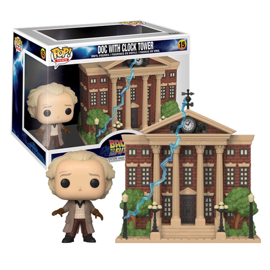 FUNKO POP TOWN: BTTF- DOC W/ CLOCK TOWER 889698469104
