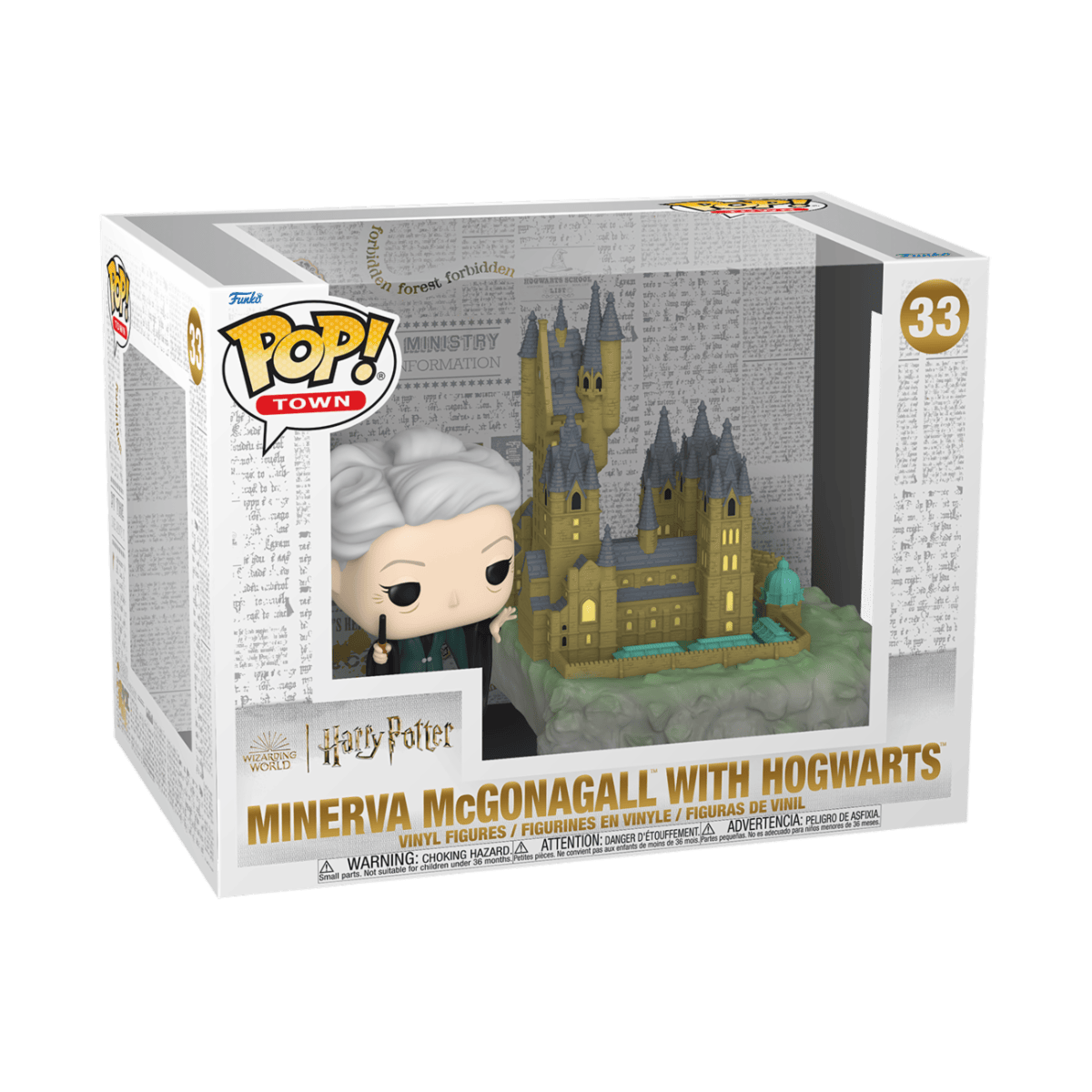 FUNKO POP TOWN: HARRY POTTER - MINERVA W/HOGWARTS 889698656559