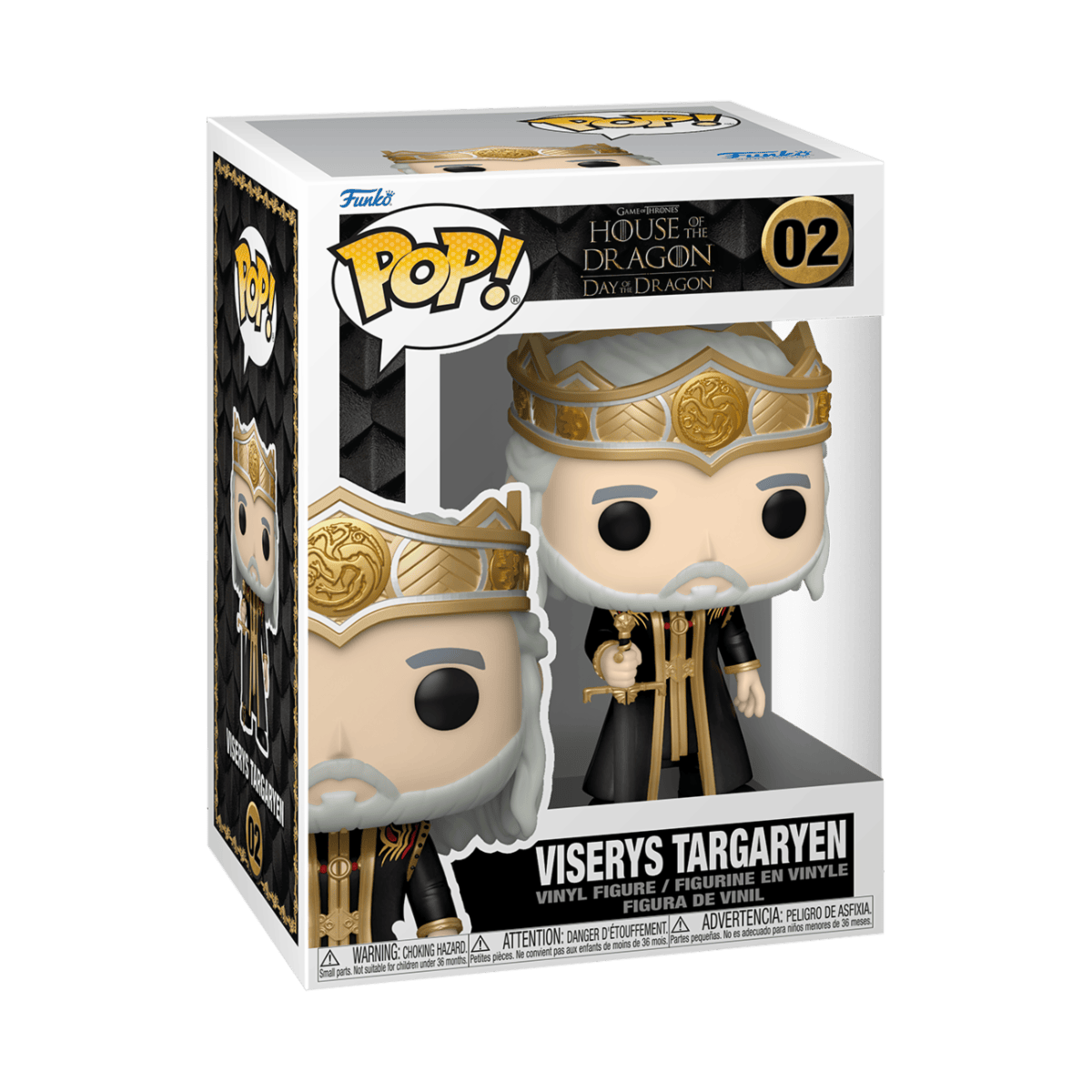 FUNKO POP TV: HOUSE OF THE DRAGON VISERYS TARGARYEN 889698656085