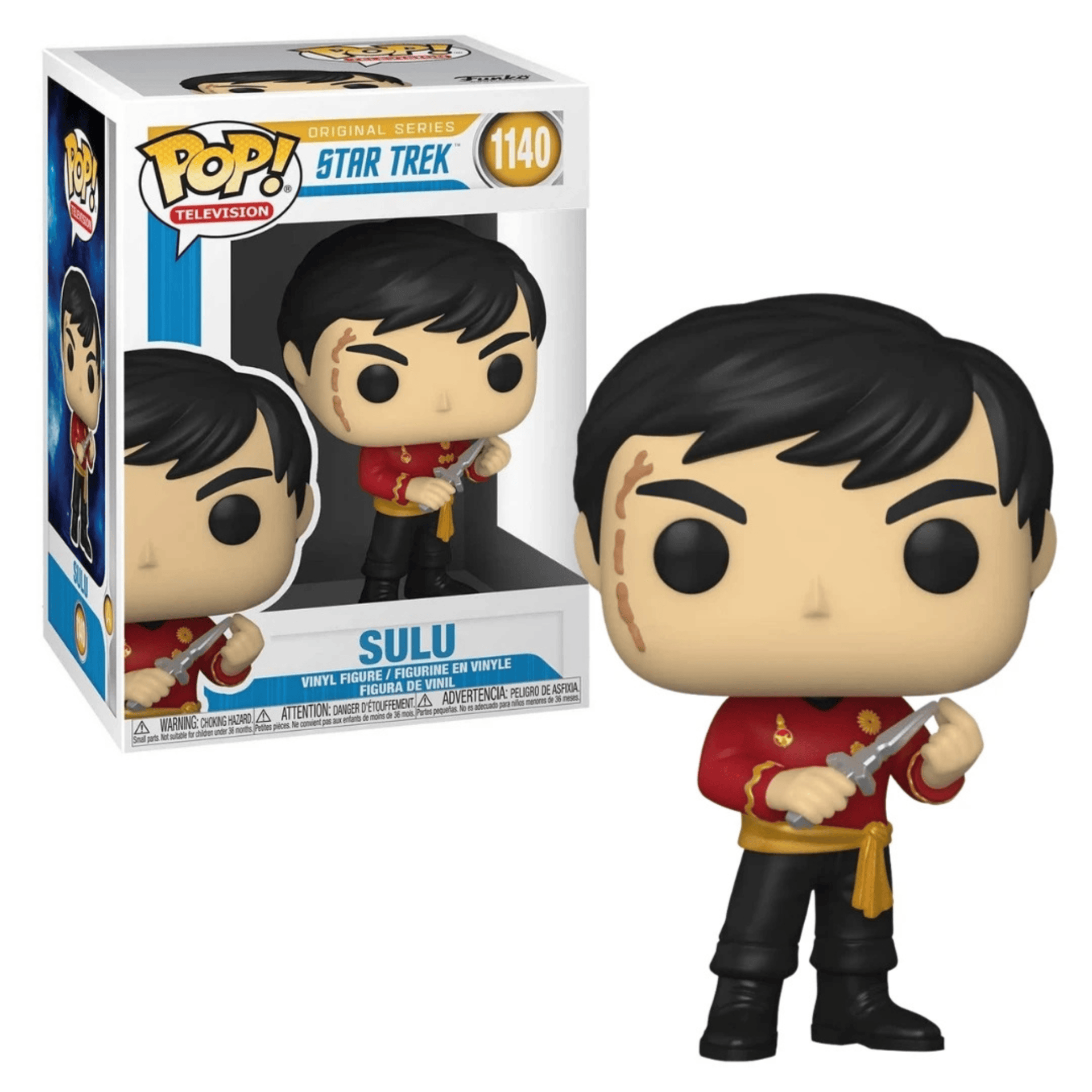 FUNKO POP TV: STAR TREK - SULU (MIRROR MIRROR OUTFIT) 889698558099