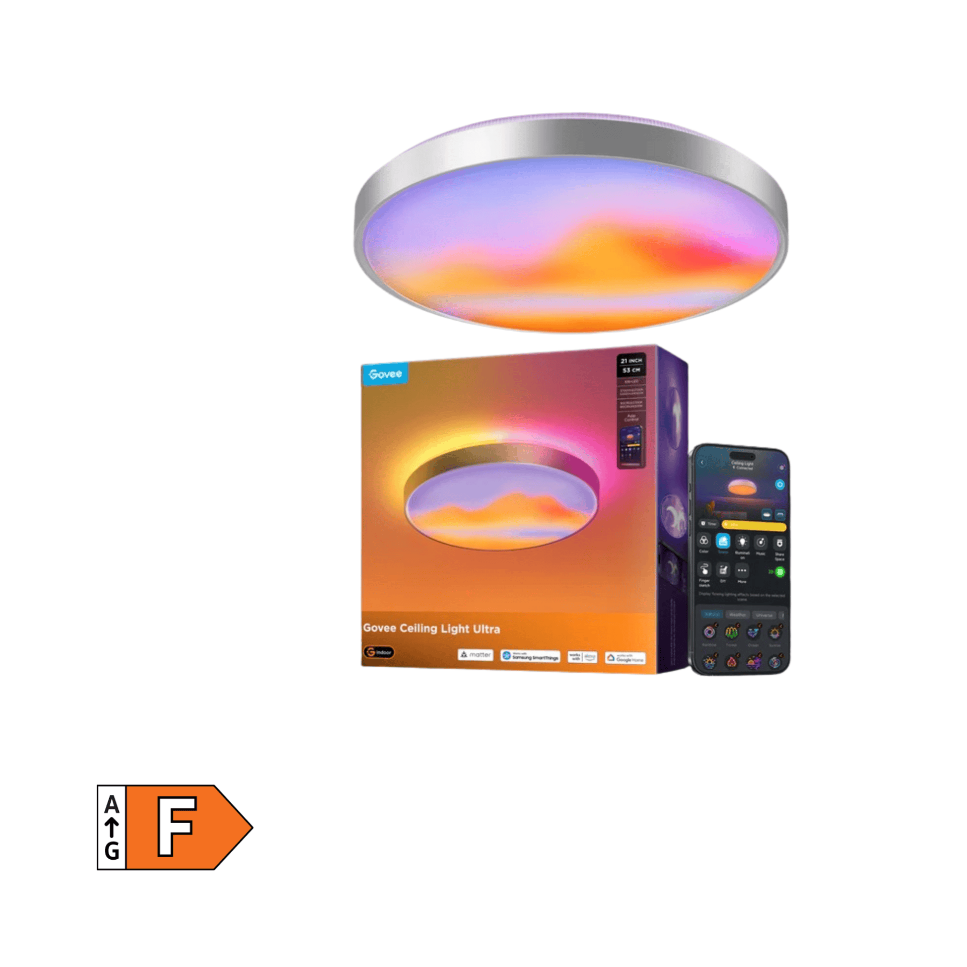 GOVEE 21INCH SMART CEILING LIGHT ULTRA 53cm 6974316990048