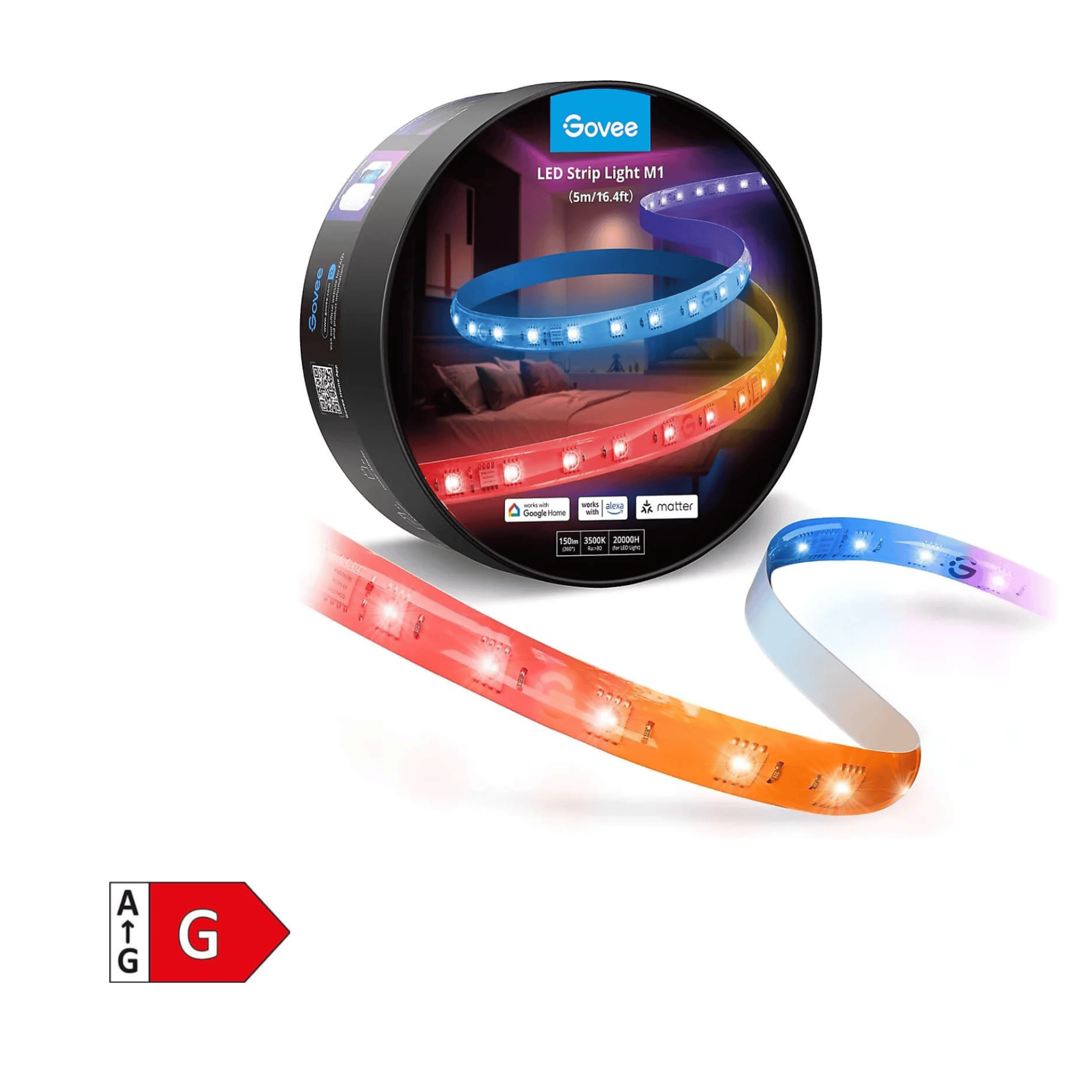 GOVEE RGBICW LED trak M1 5M - POŠKODOVANA EMBALAŽA 3200000006072
