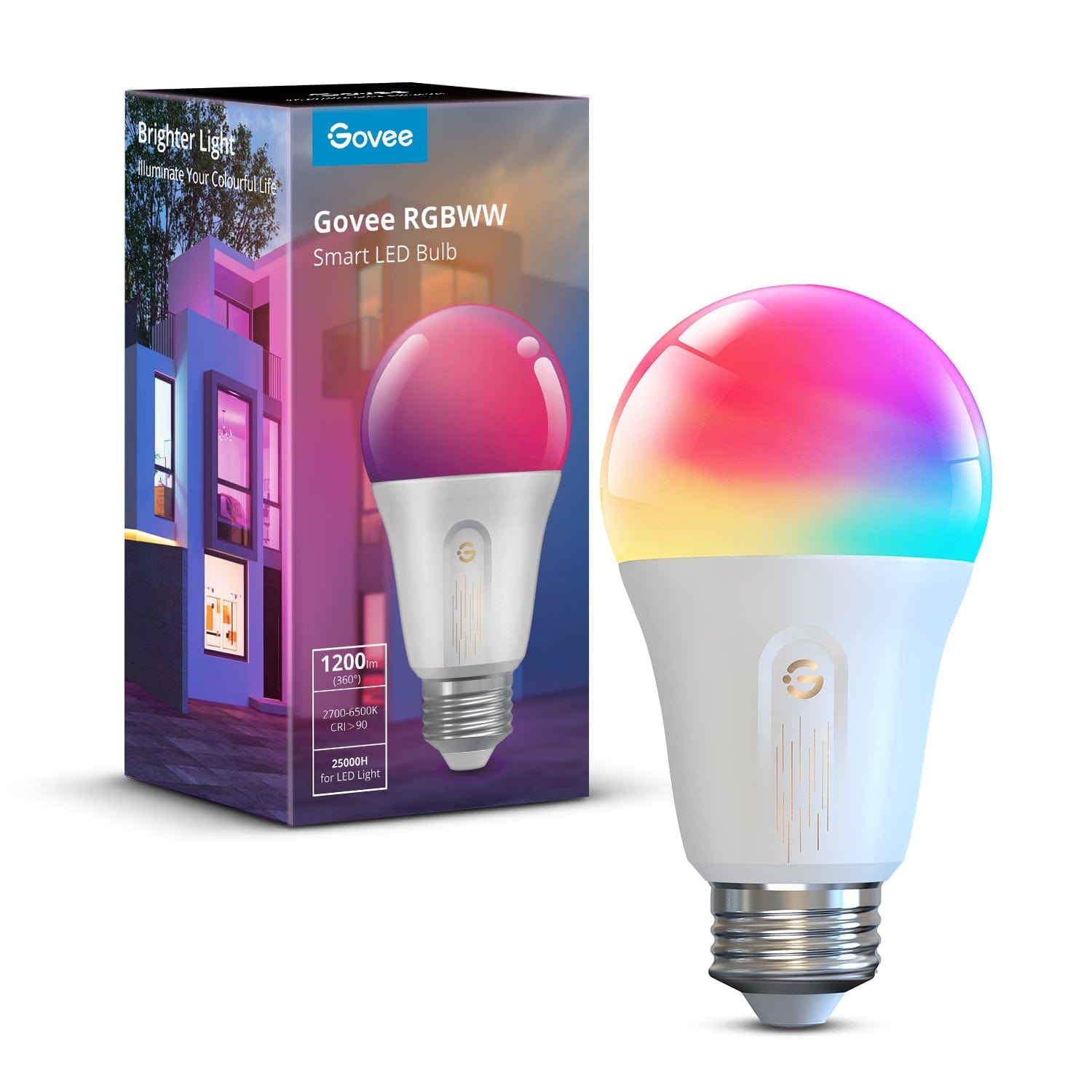 GOVEE RGBWW pametna LED žarnica E27 1200LM 1 kos 6974316992745