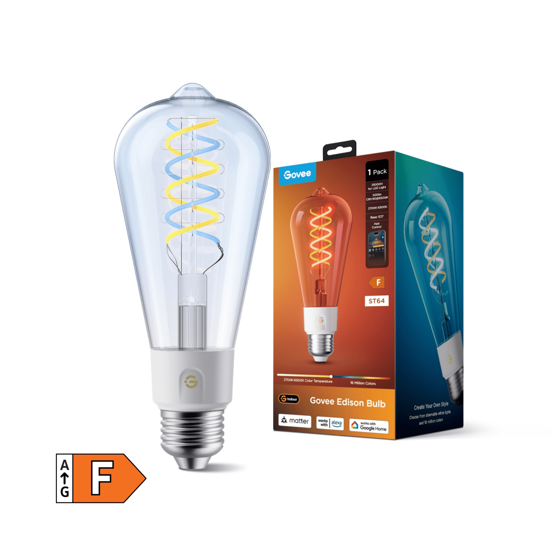 GOVEE ST19 SMART EDISON BULB E27 žarnica 6974316992448