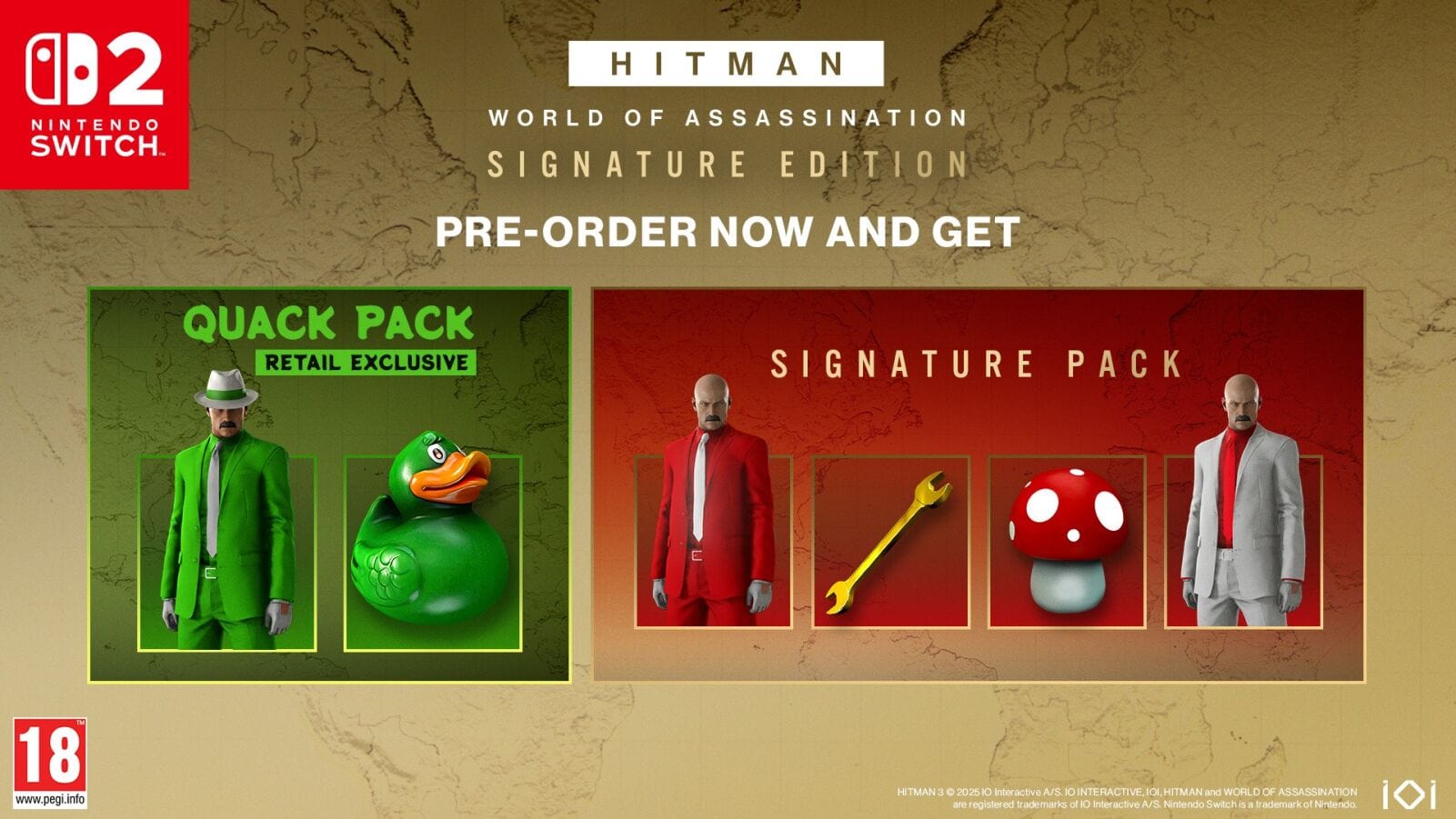 HITMAN WORLD OF ASSASSINATION - SIGNATURE EDITION (Nintendo Switch 2) 884095223335