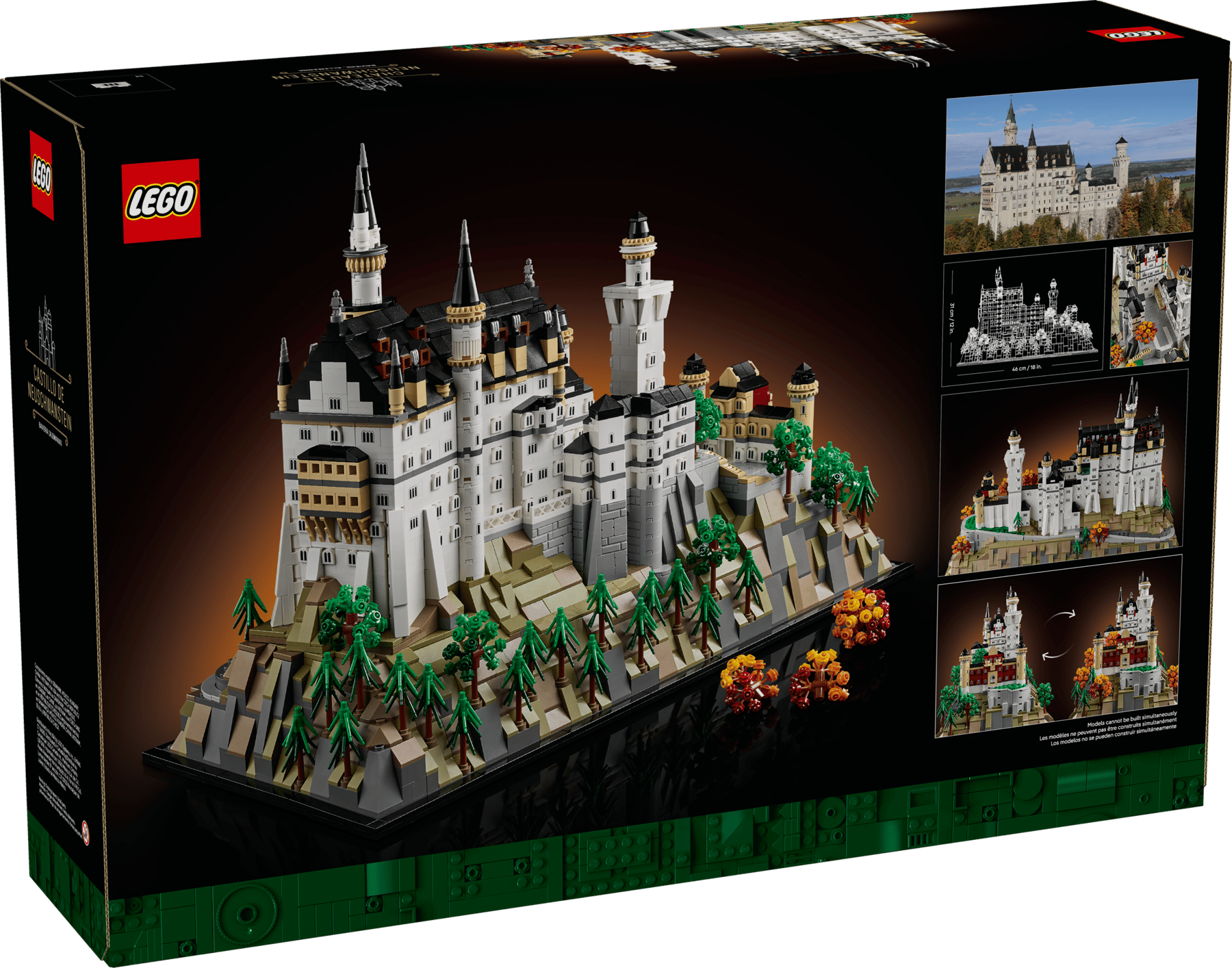 LEGO ARCHITECTURE - NEUSCHWANSTEIN CASTLE #21063 5702017816760