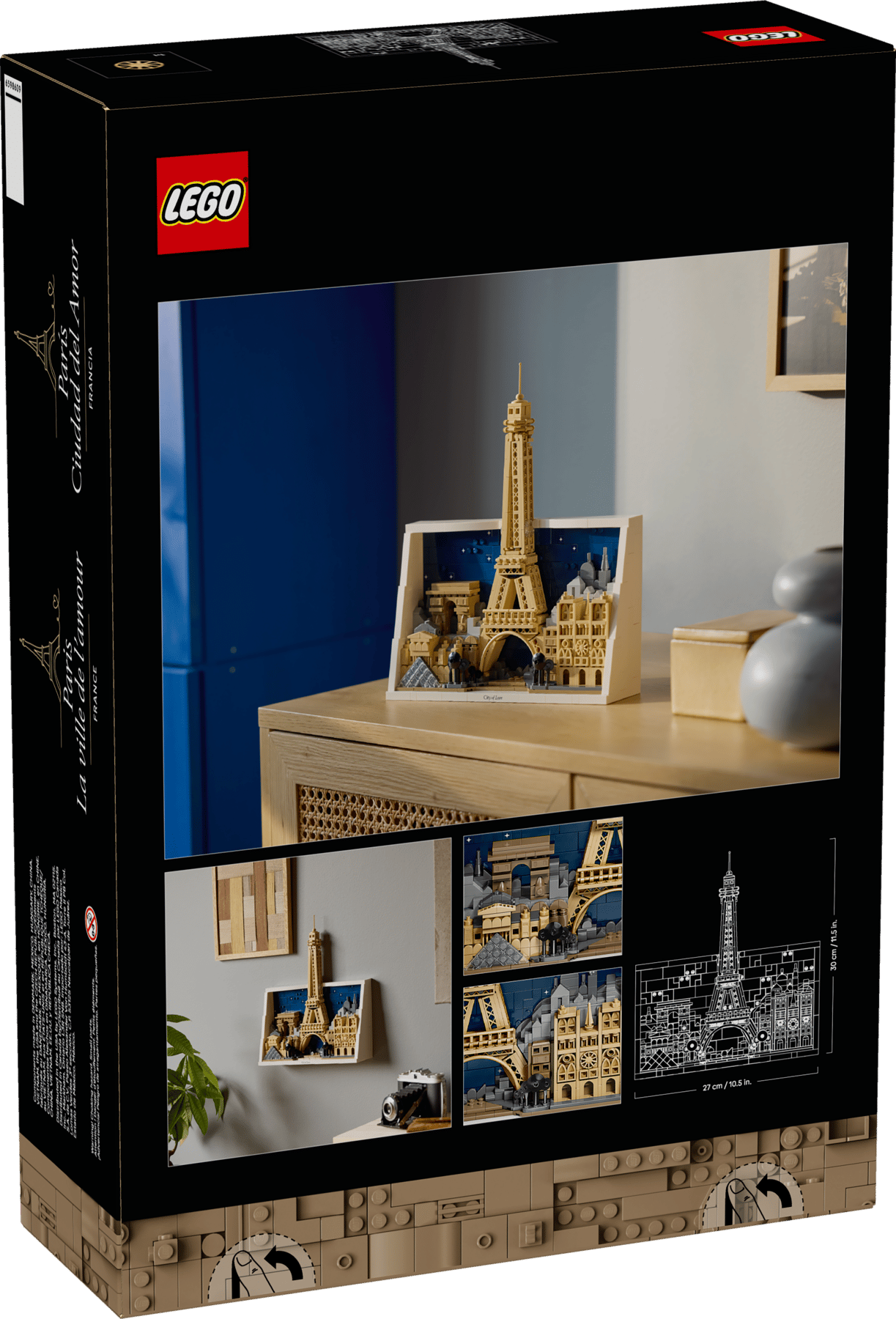 LEGO ARCHITECTURE - PARIS - CITY OF LOVE #21064 5702018063668