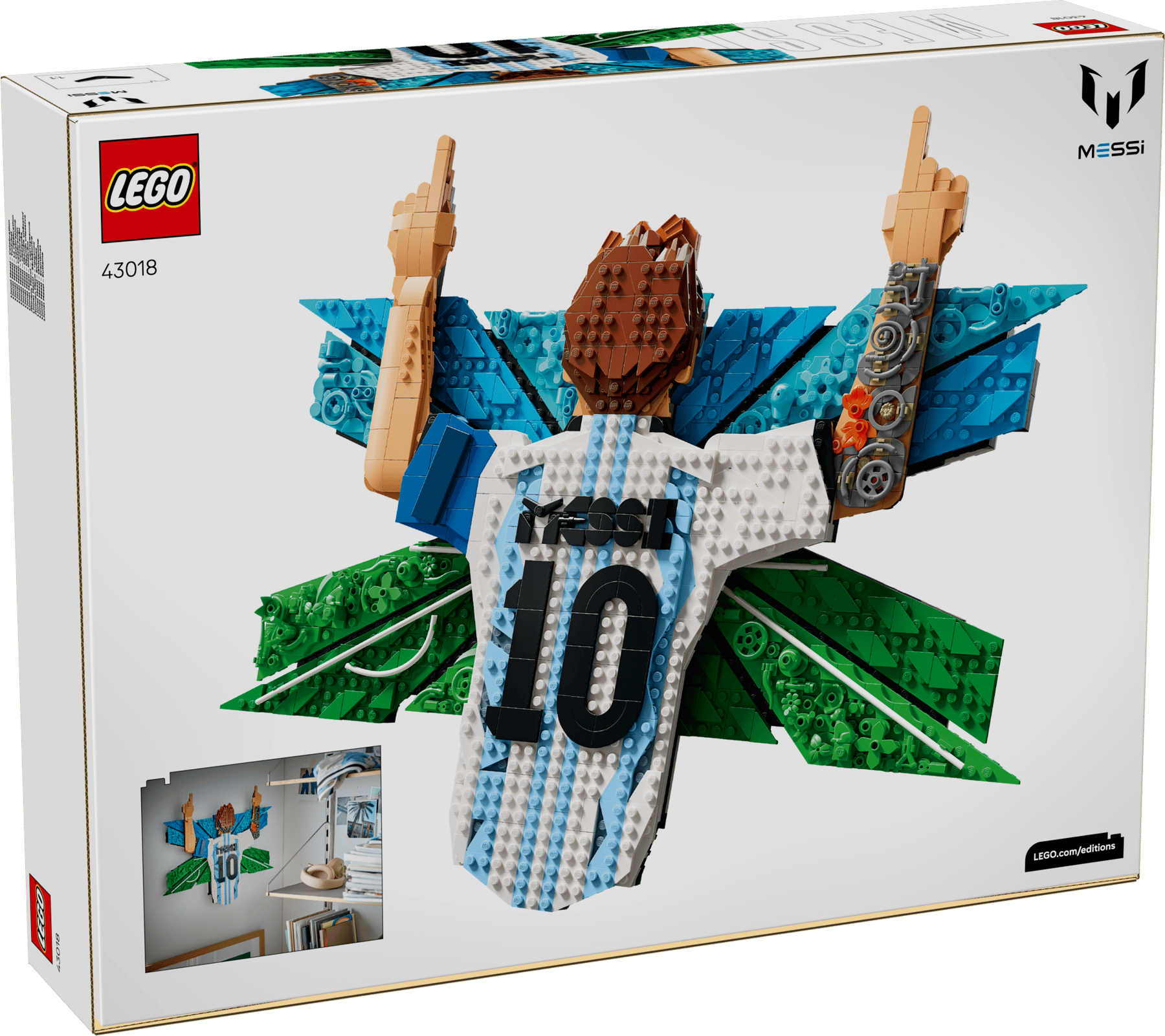 LEGO EDITIONS FOOTBALL - LIONEL MESSI CELEBRATION #43018 5702018069585