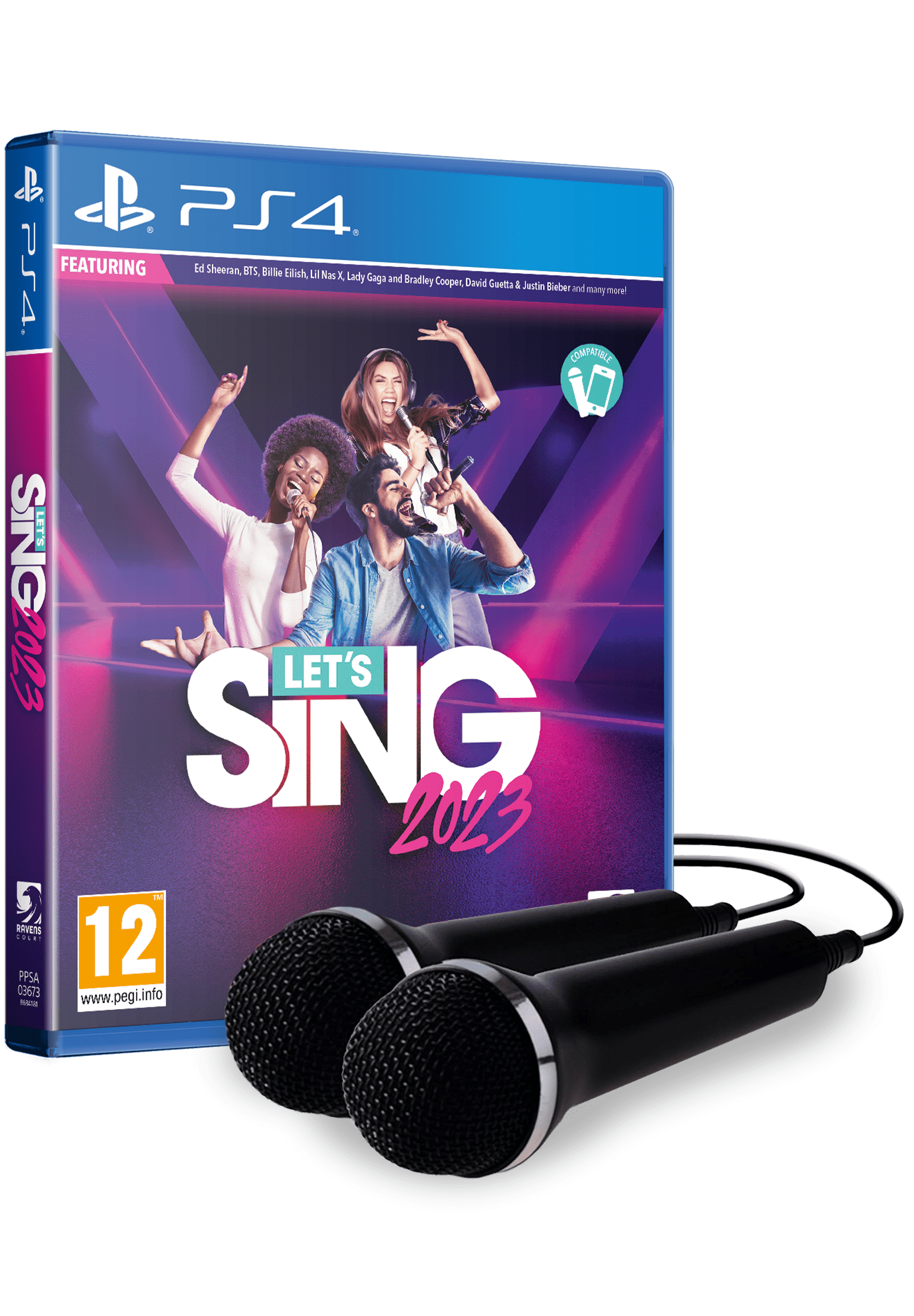 LET'S SING 2023 - DOUBLE MIC BUNDLE (Playstation 4) - POŠKODOVANA EMBALAŽA 3200000001442