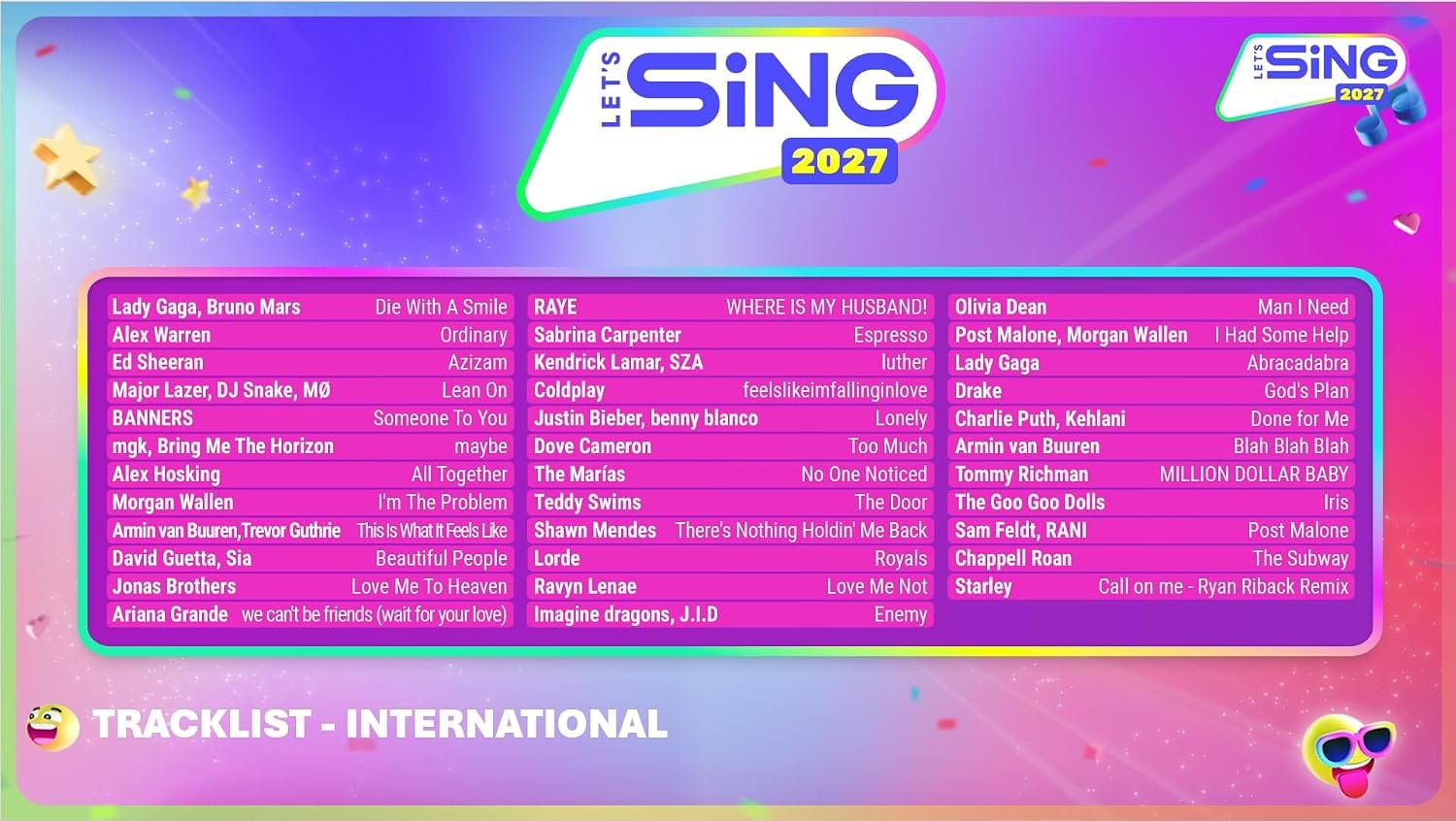 Let's Sing 2027 (Playstation 5) 9120131604654