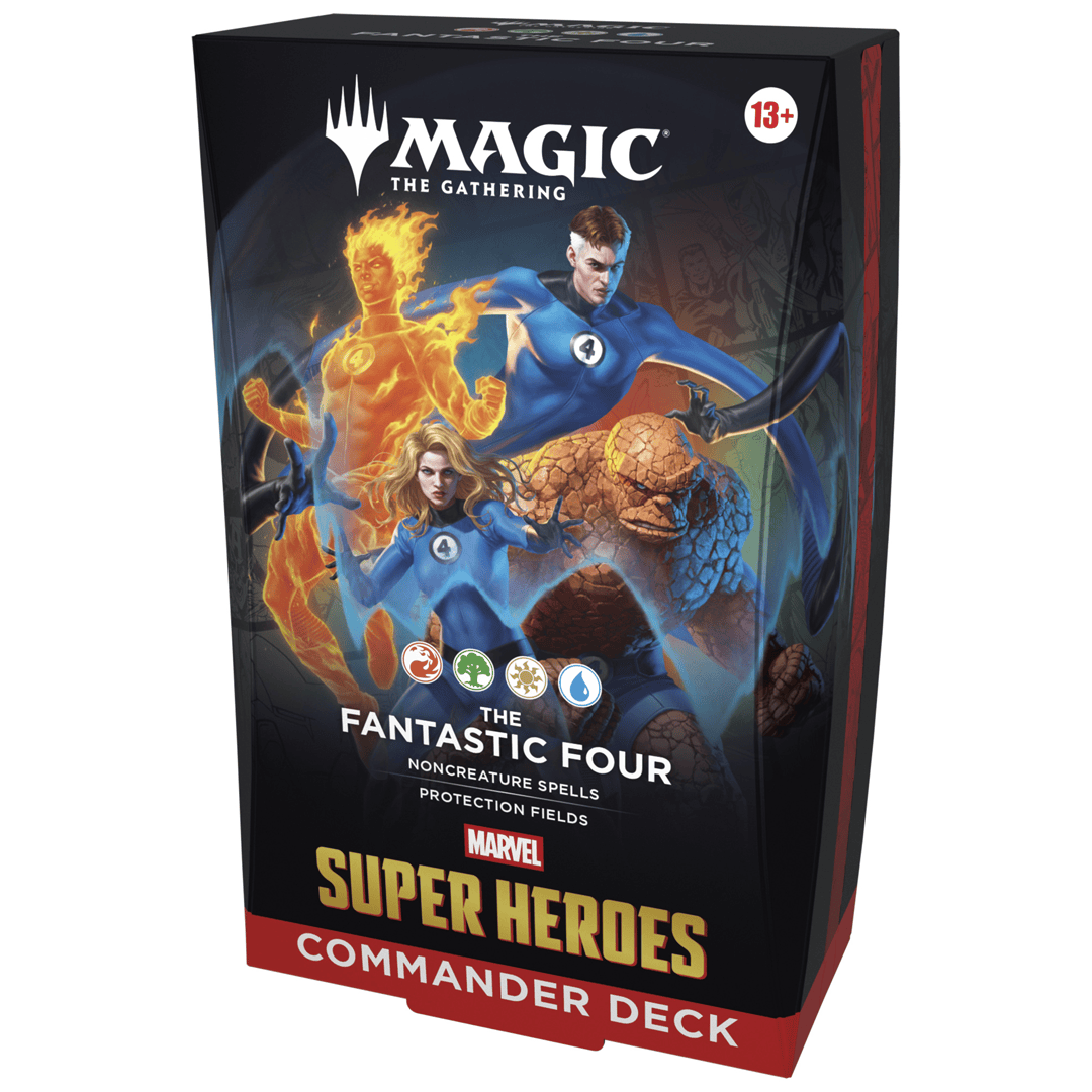 Magic: The Gathering: Marvel Super Heroes – Commander Deck Display (4 Decks) 195166313016