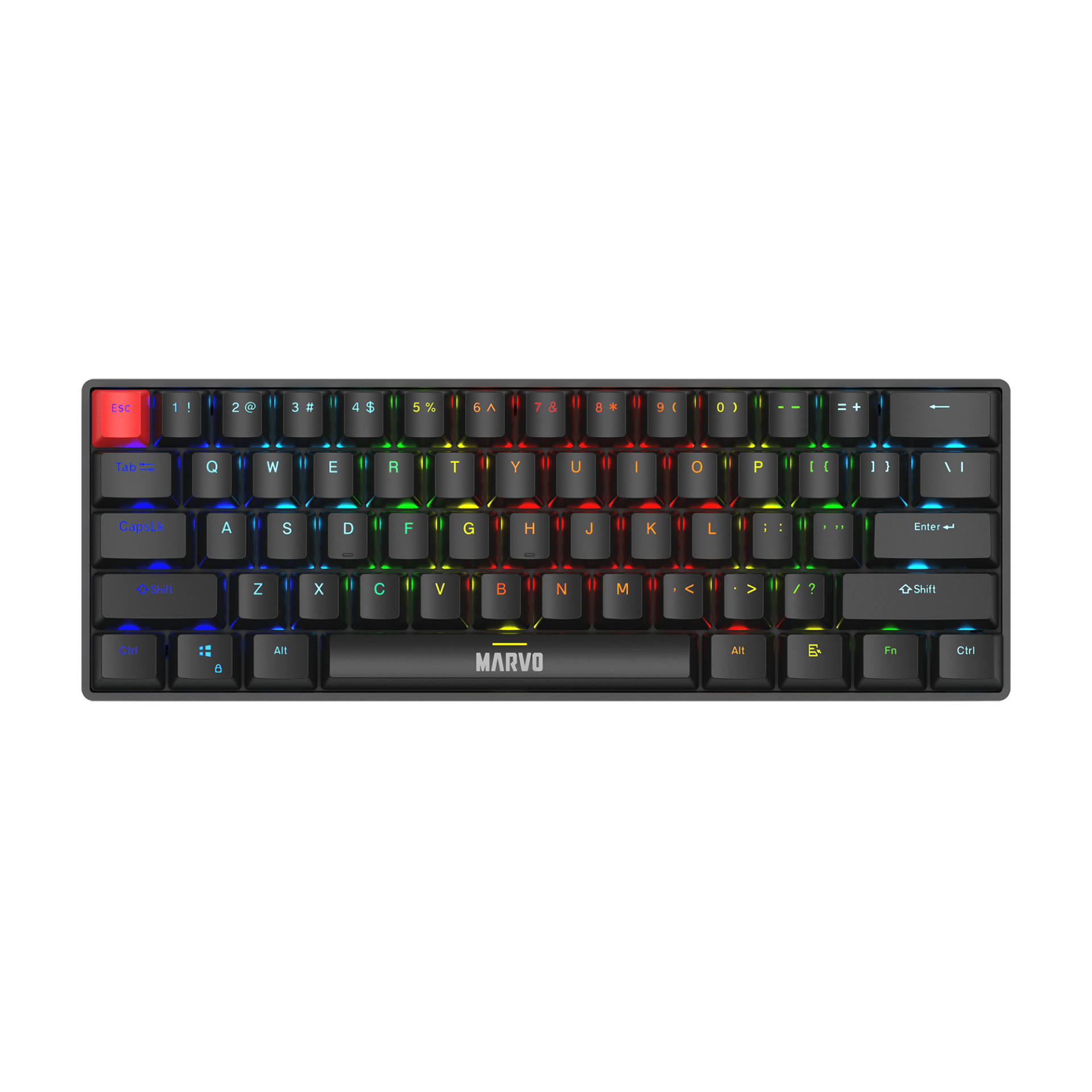 MARVO KG933G EN SABER 61 EN žična mehanska tipkovnica 6932391937044