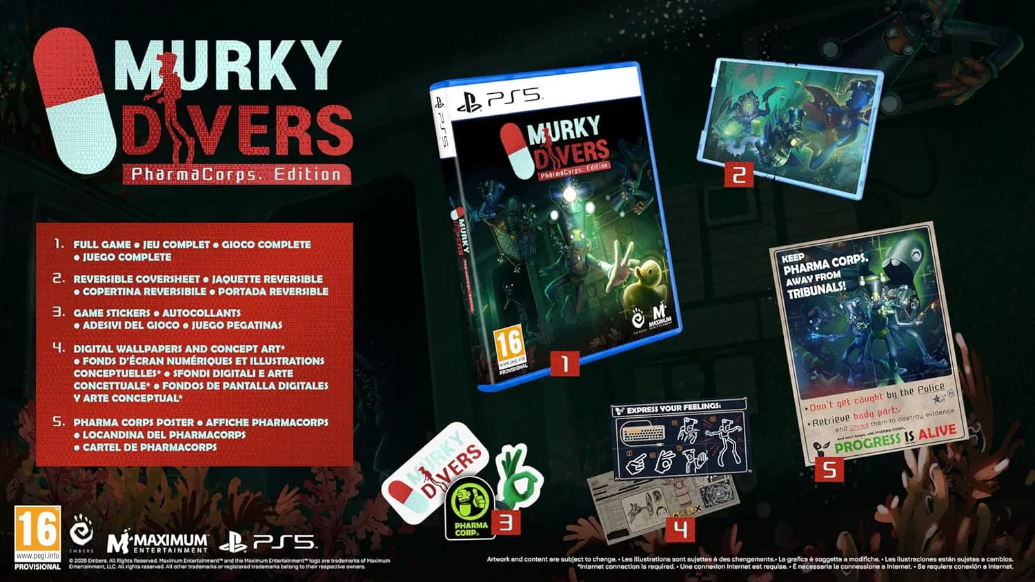 Murky Divers - Pharmacorps. Edition (Playstation 5) 3700664534084
