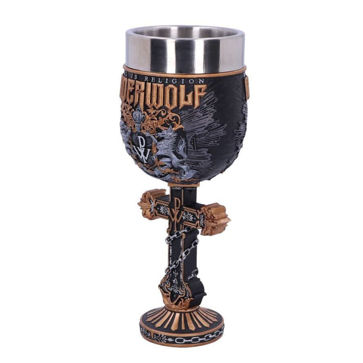 NEMESIS NOW POWERWOLF METAL IS RELIGION GOBLET 22,5CM kelih 801269140182
