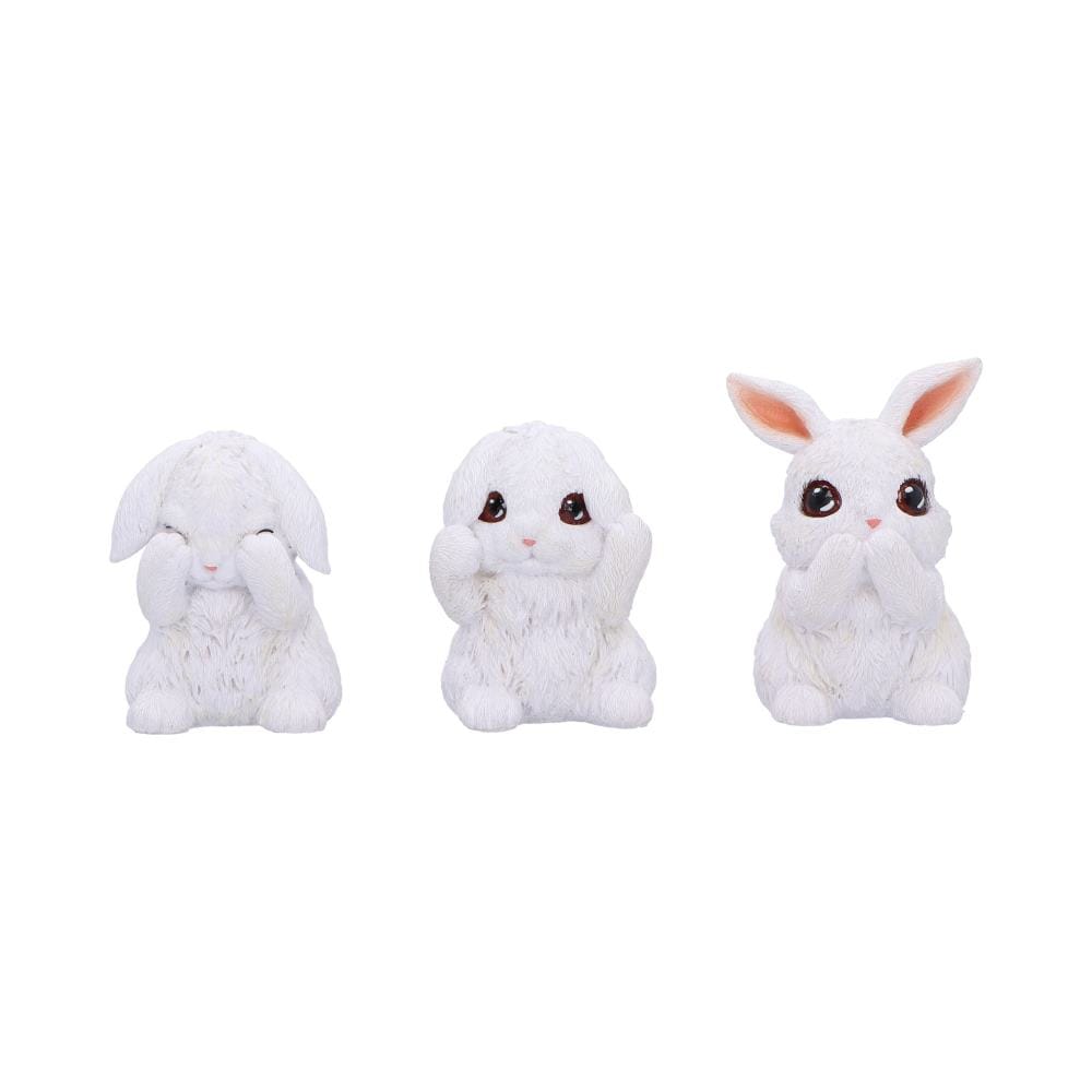 NEMESIS NOW THREE WISE BUNNIES figure 9CM 801269155346