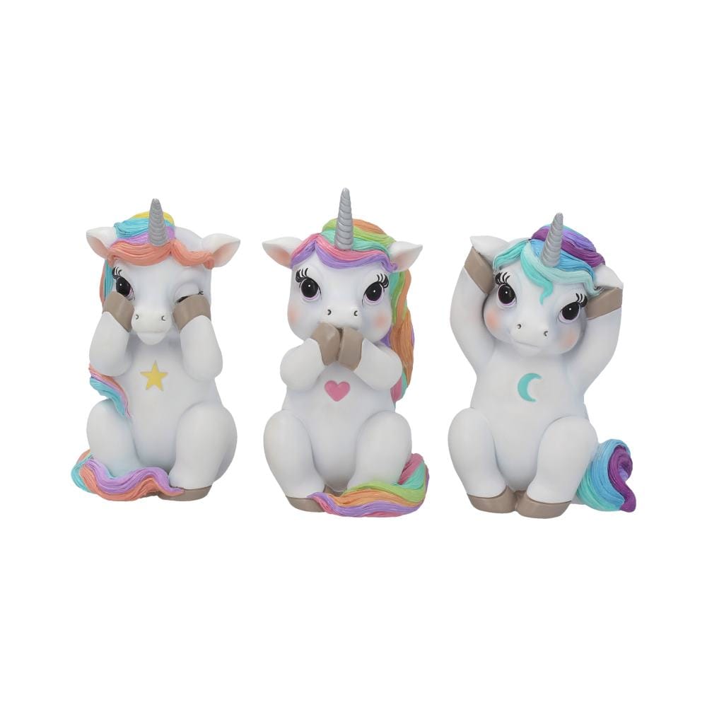 NEMESIS NOW THREE WISE CUTIECORNS figure 9.5CM 801269123307